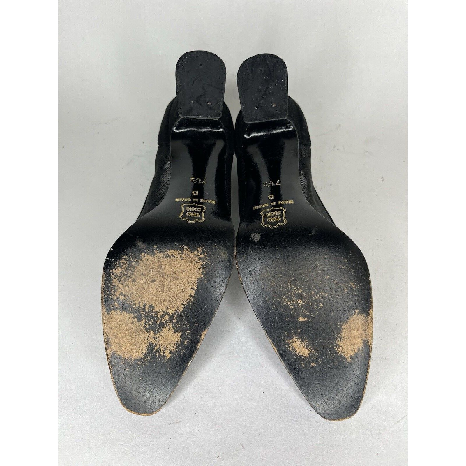 DKNY DKNY Black Textile Mesh Synthetic Dress Kitten Heels Women S Size US 7.5 / IT 37.5 - 6 Thumbnail
