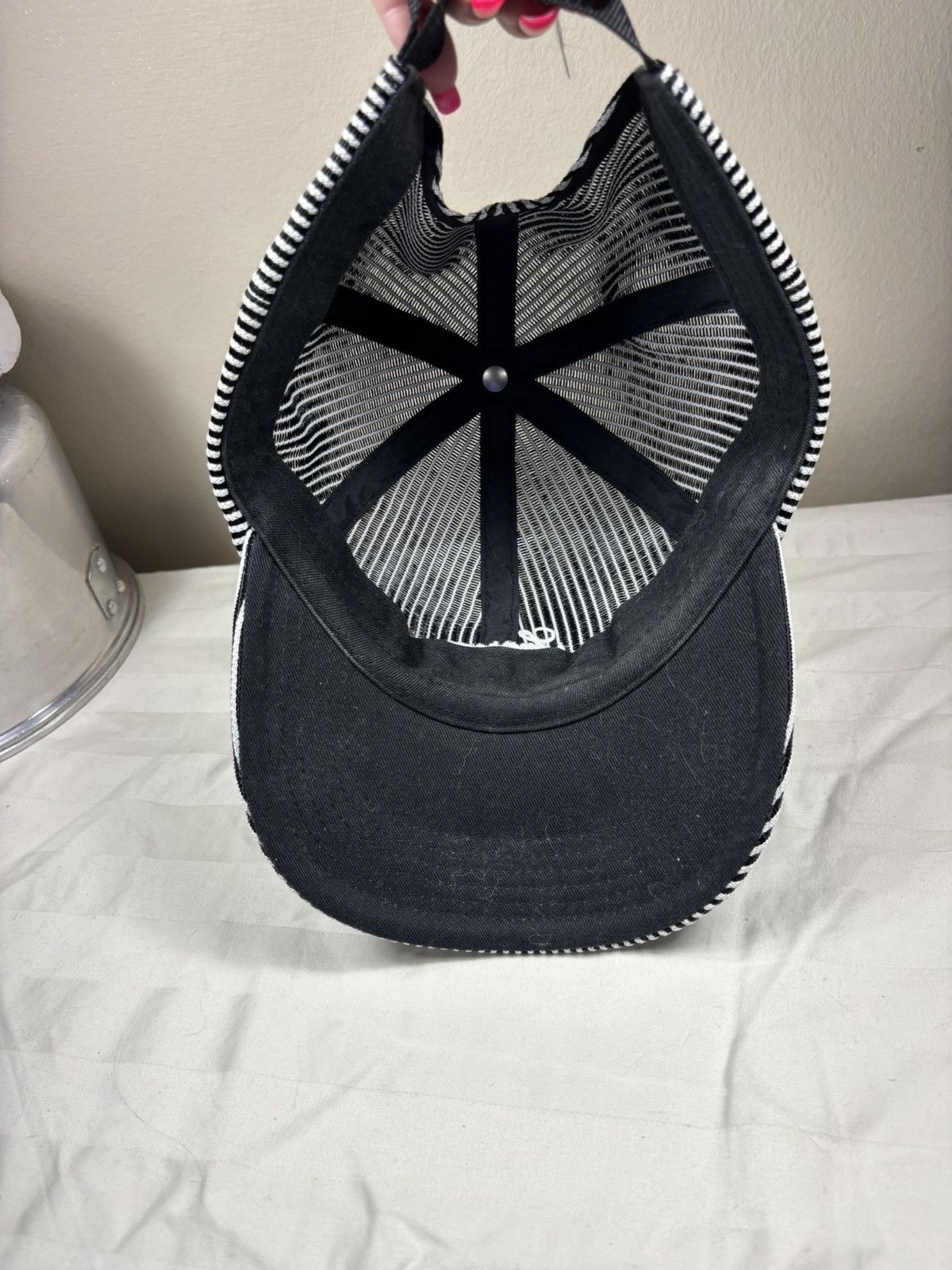 Supreme Supreme Stripe Mesh 6-Panel Hat Size ONE SIZE - 7 Thumbnail