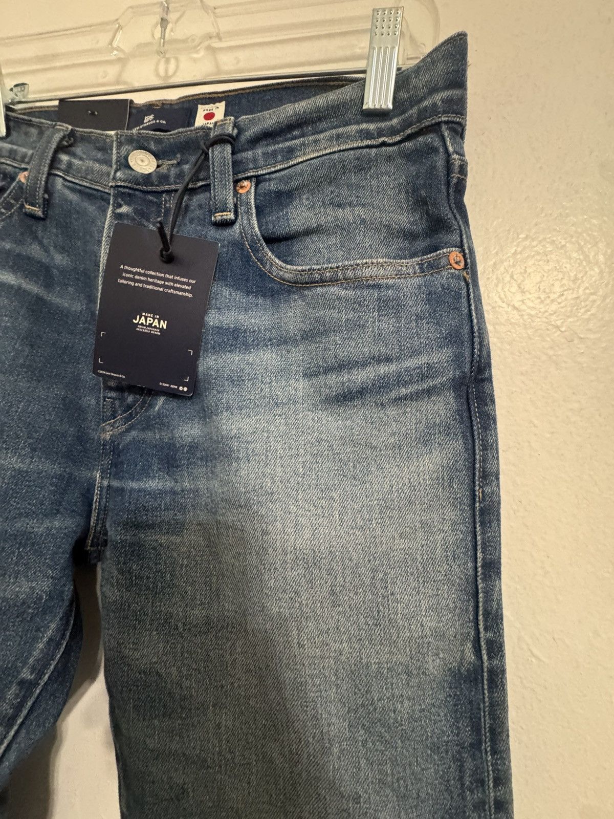 Levi's LEVI'S MADE IN JAPAN BLUE TAB 512 SLIM TAPER Size US 30 / EU 46 - 2 Thumbnail
