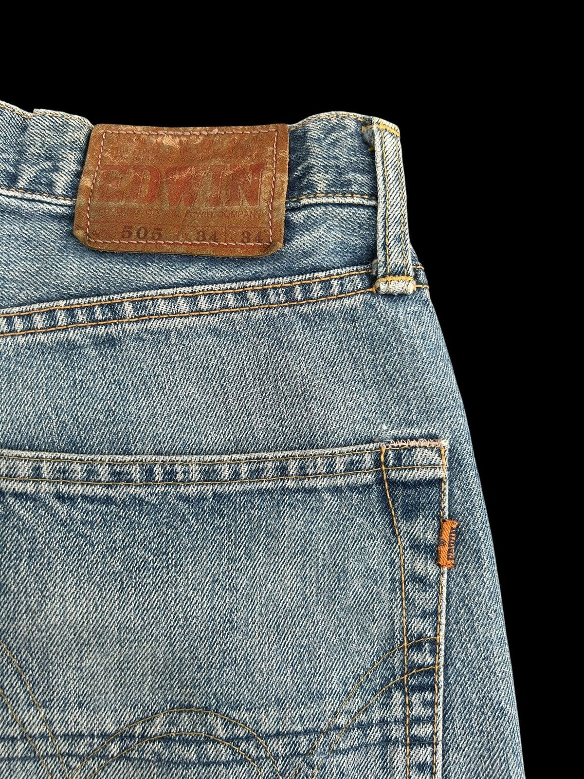 Kapital Thrashed Vintage Edwin 505 Selvedge Short Denim jeans Size US 34 / EU 50 - 10 Thumbnail