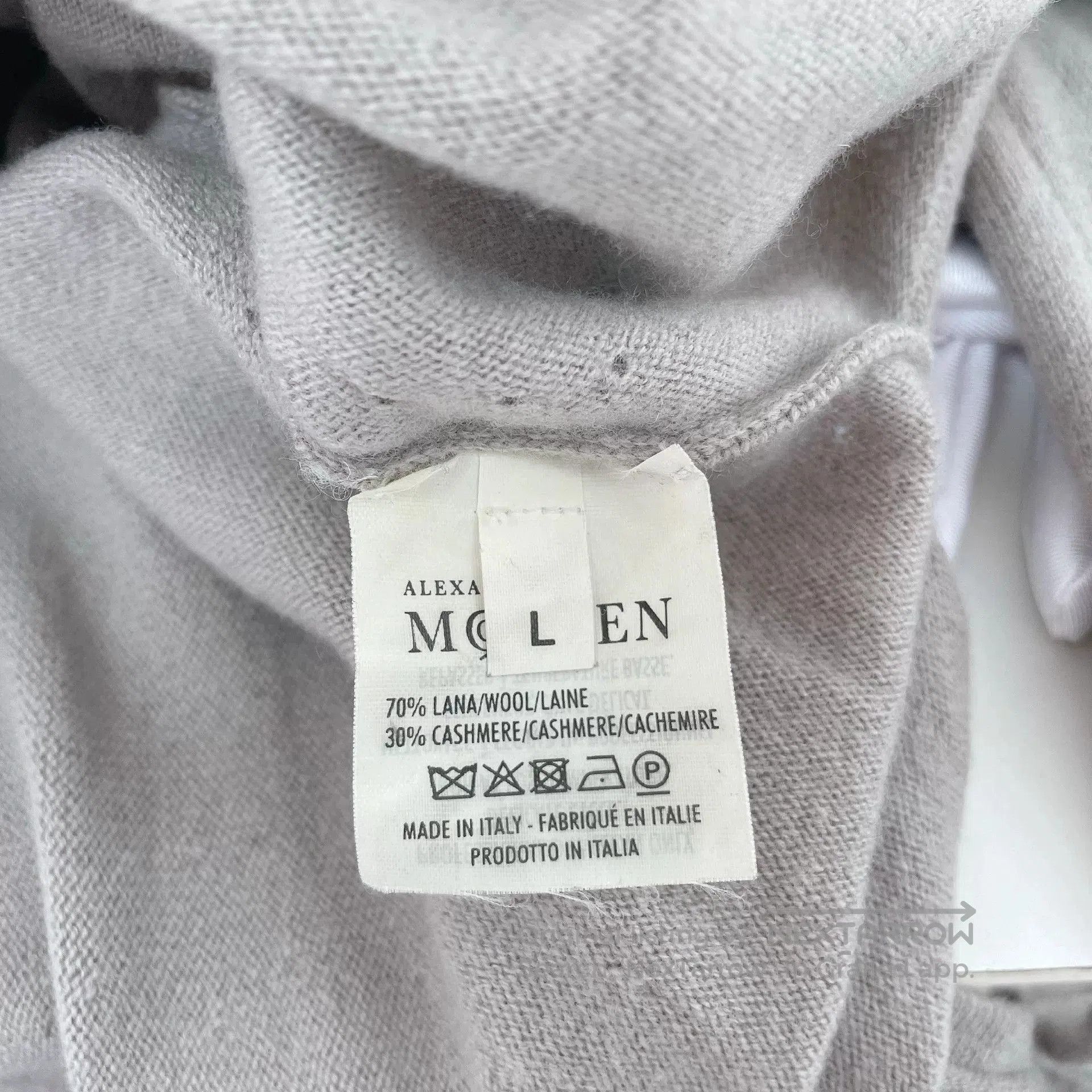 Alexander McQueen Alexander McQueen Gray Knit Dress. Size L / US 10 / IT 46 - 6 Thumbnail
