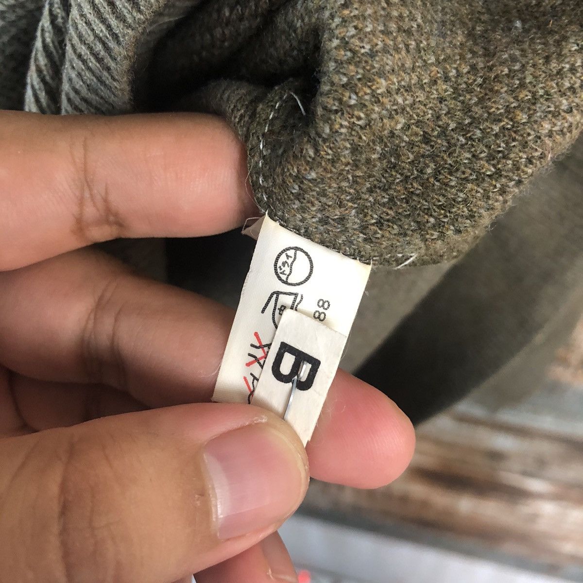 Homespun Knitwear × Japanese Brand DL Jack Bround checkered vintage sweatshirt Knitwear #C681 Size US M / EU 48-50 / 2 - 11 Thumbnail
