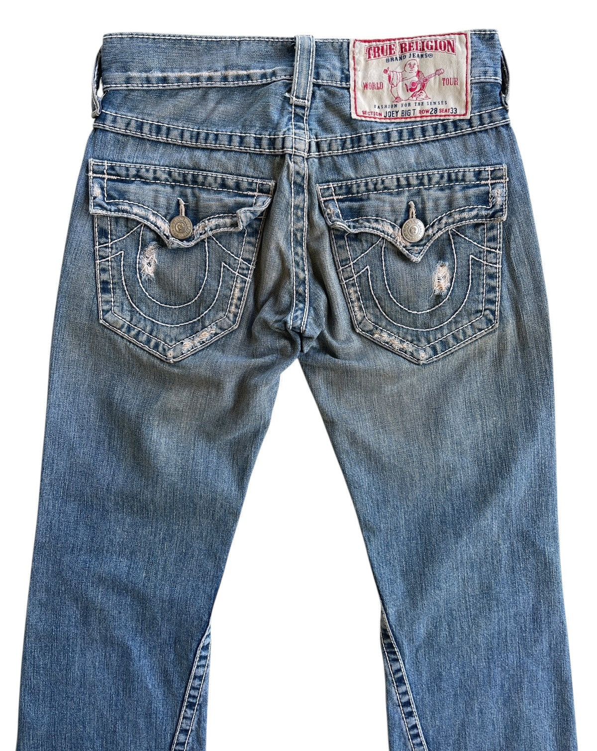 True Religion True Religion Distressed Rusty Flared Denim USA Size US 30 / EU 46 - 4 Thumbnail