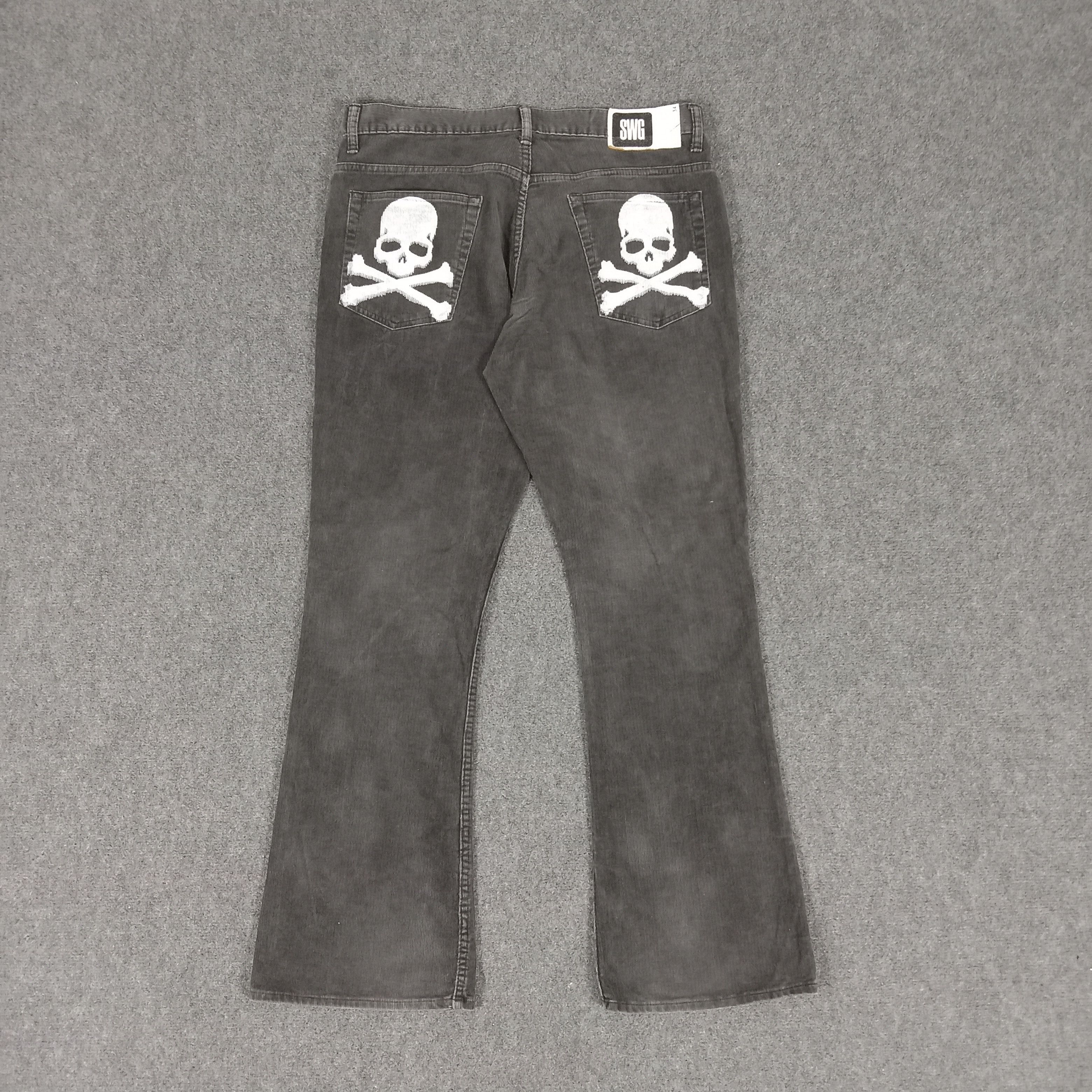 Japanese Brand × Swagger × Vintage SWG Swagger Japanese Punk Style Custom Skull Jeans Size US 34 / EU 50 - 1 Thumbnail
