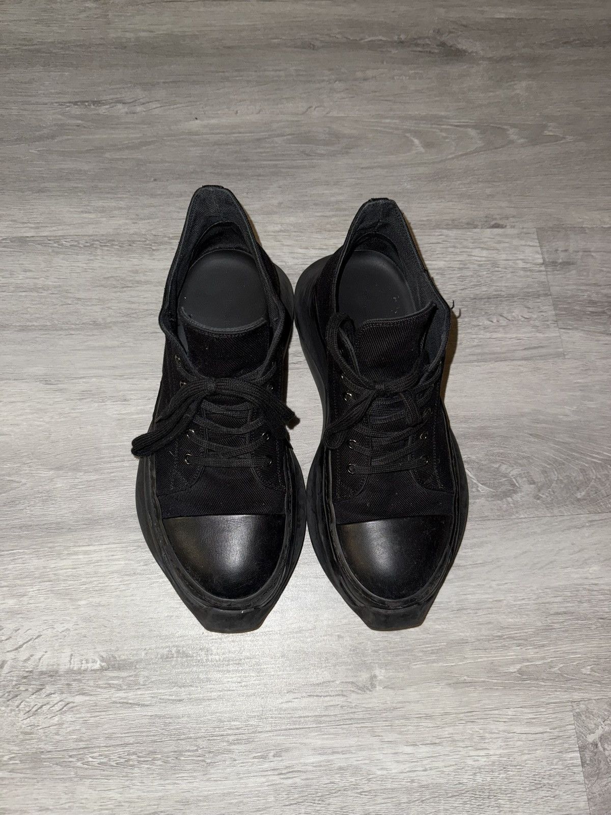 Rick Owens Rick Owens Black Abstract Ramones Low Size US 9.5 / EU 42-43 - 2 Thumbnail