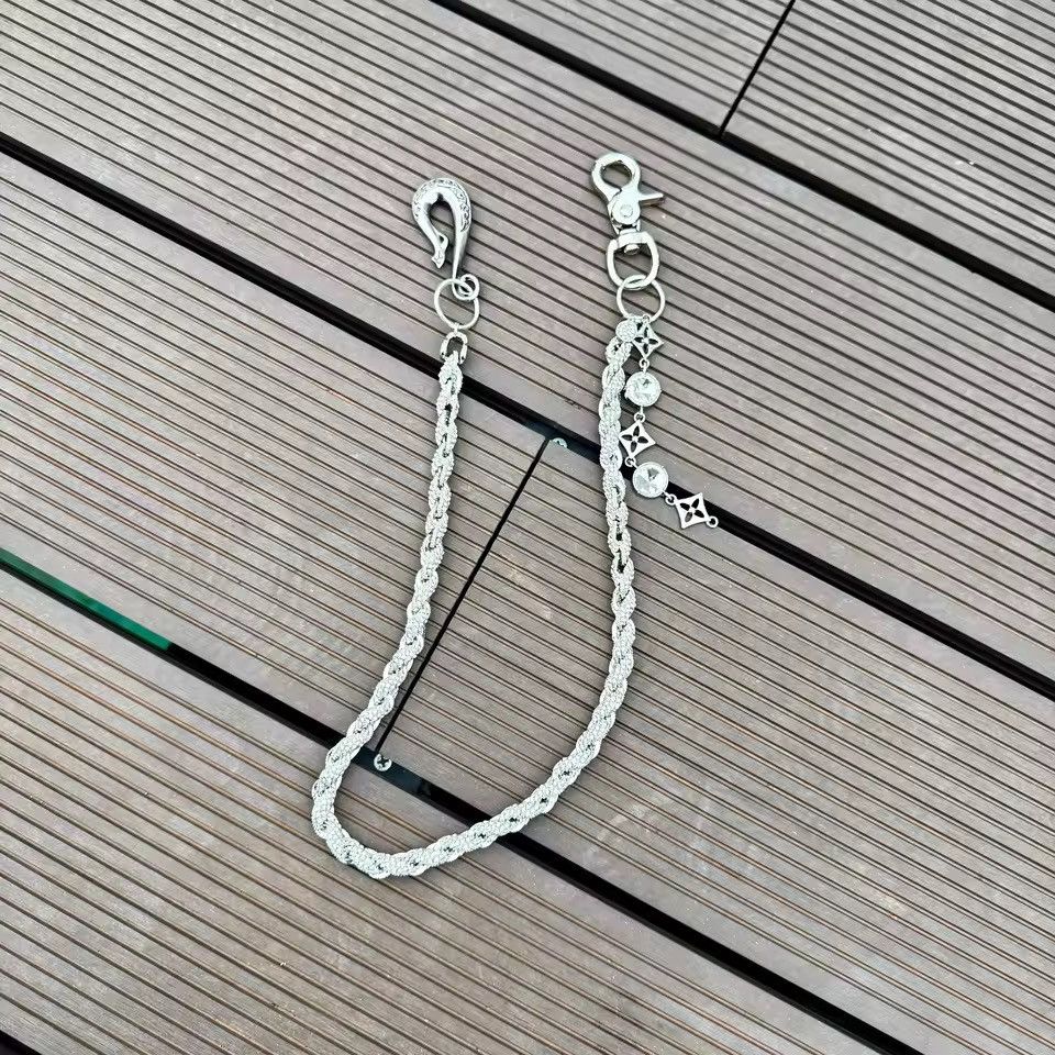Jewelry Diamond Inlaid Pant Chain Size ONE SIZE - 2 Thumbnail