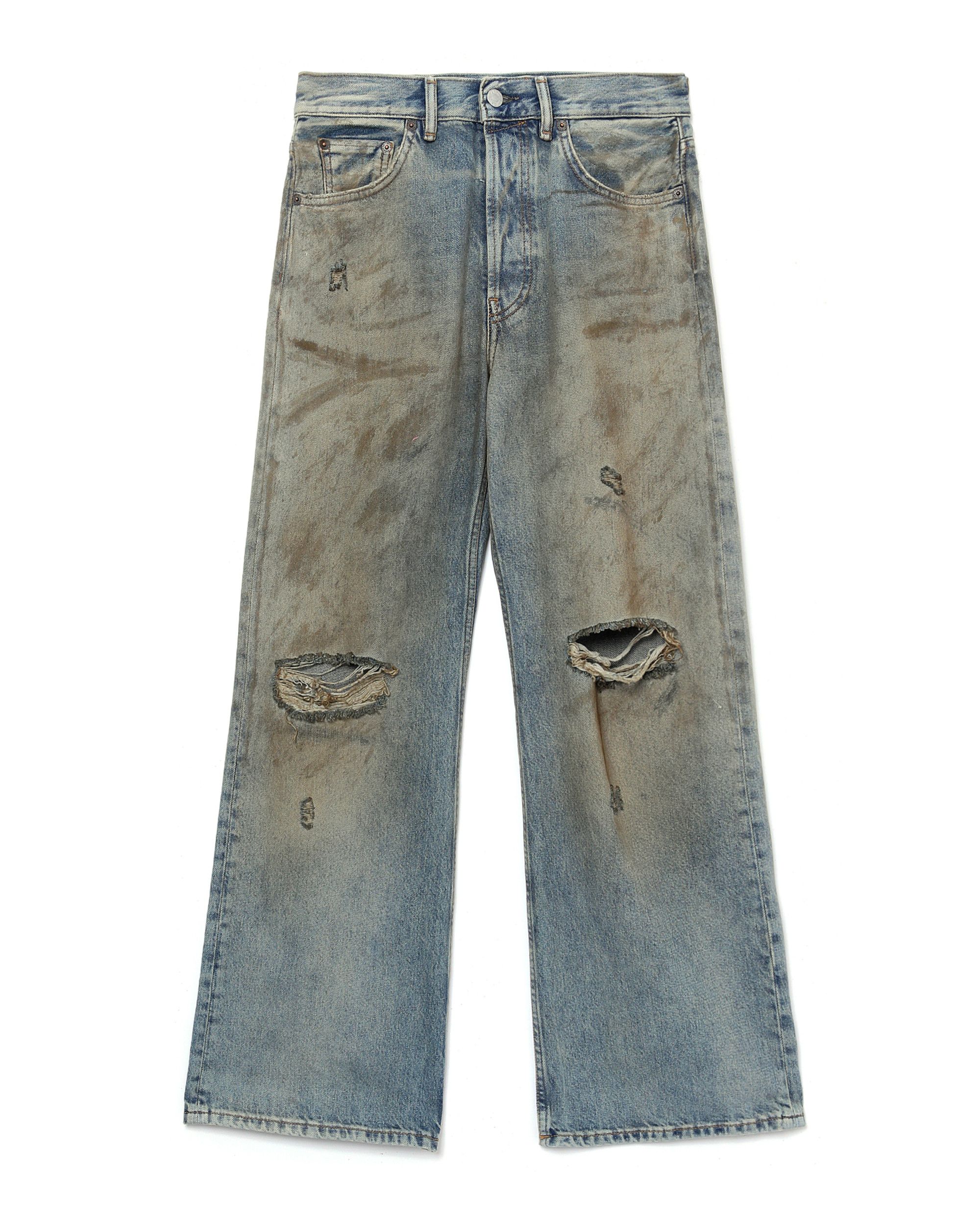 Acne Studios Acne Studios 2021F Loose Fit Imitation Old Effect Wide Le... Size 27" / US 4 / IT 40 - 1 Thumbnail