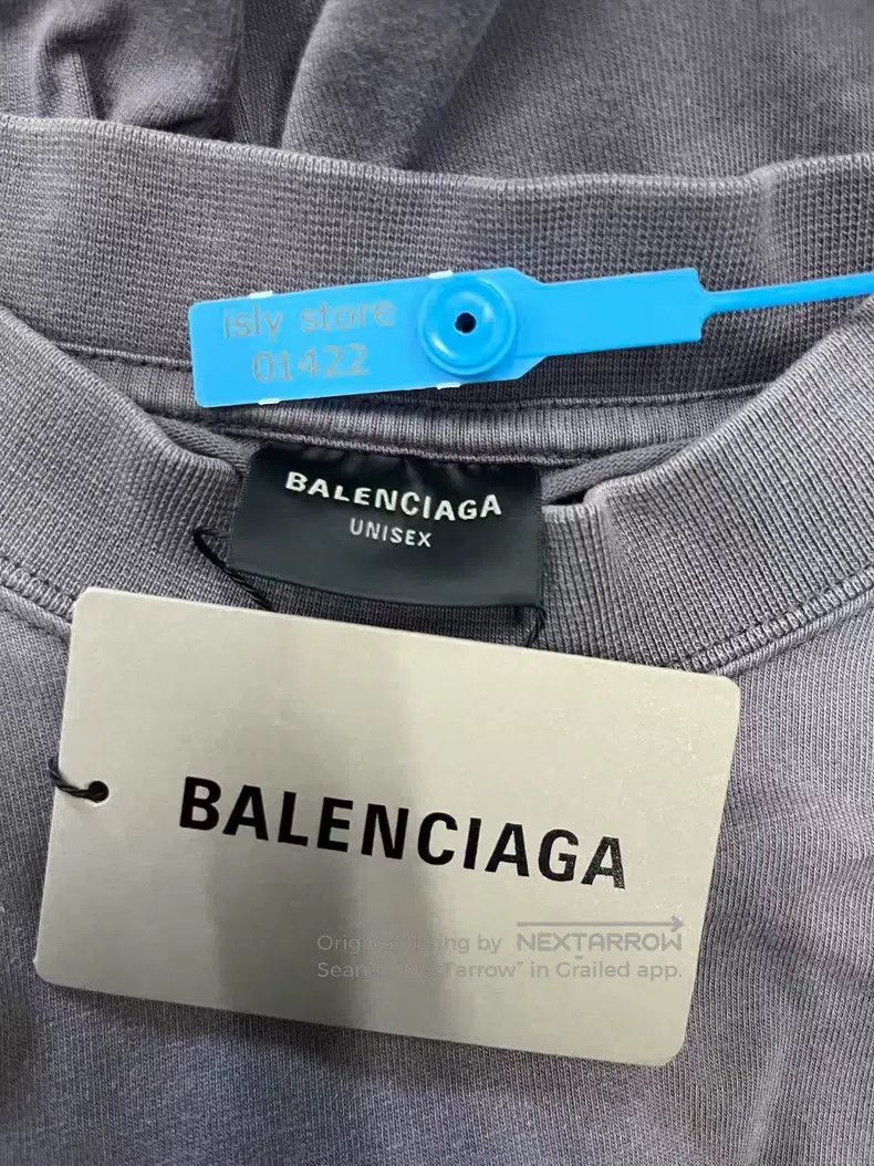 Balenciaga Balenciaga Letter Logo Printed Round Neck Short Sleeve T-S Size US XS / EU 42 / 0 - 5 Thumbnail