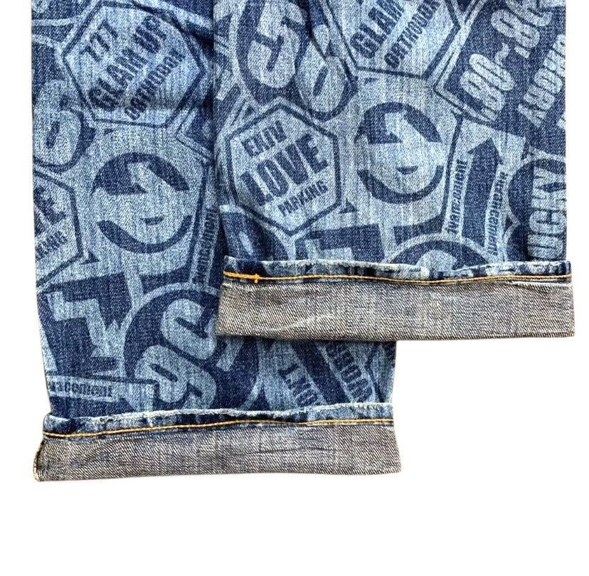 Japanese Brand Vintage Co and Lu All Over Print Jeans Size US 32 / EU 48 - 6 Thumbnail