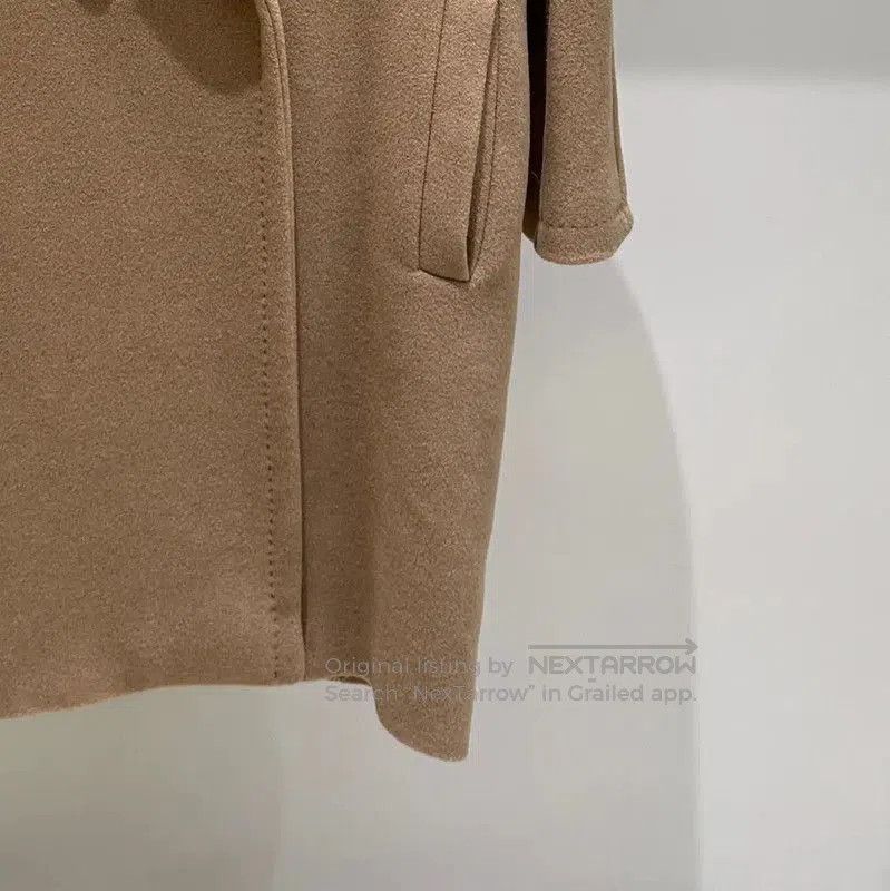 Max Mara MaxMara Beige Wool Blend Mid-Length Coat . Size S / US 4 / IT 40 - 2 Thumbnail