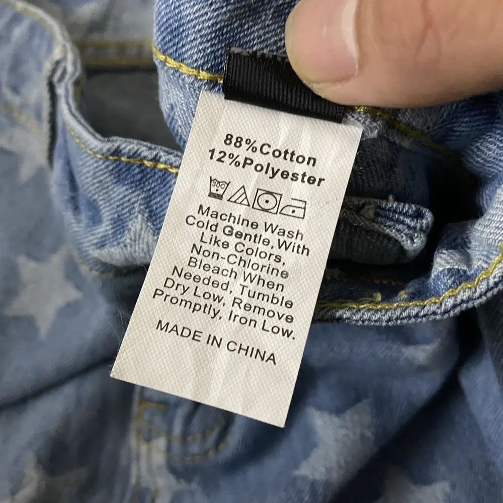 Shein 2000's Shein Super Flare Starlium Distressed Jeans Size US 40 / EU 56 - 15 Thumbnail