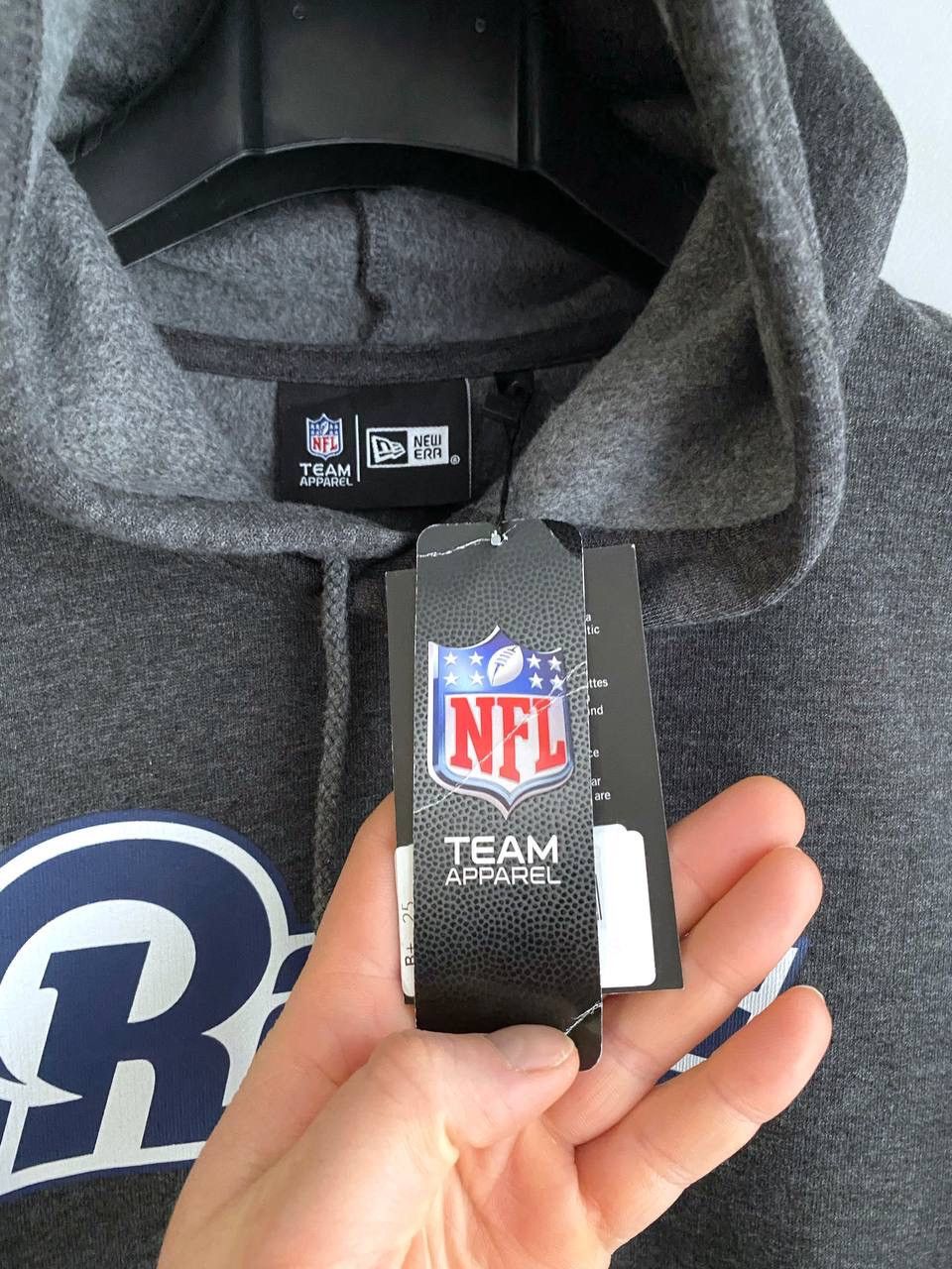 New Era New Era NFL Los Angeles Rams Team Gray Hoodie, Size S Size US S / EU 44-46 / 1 - 10 Thumbnail