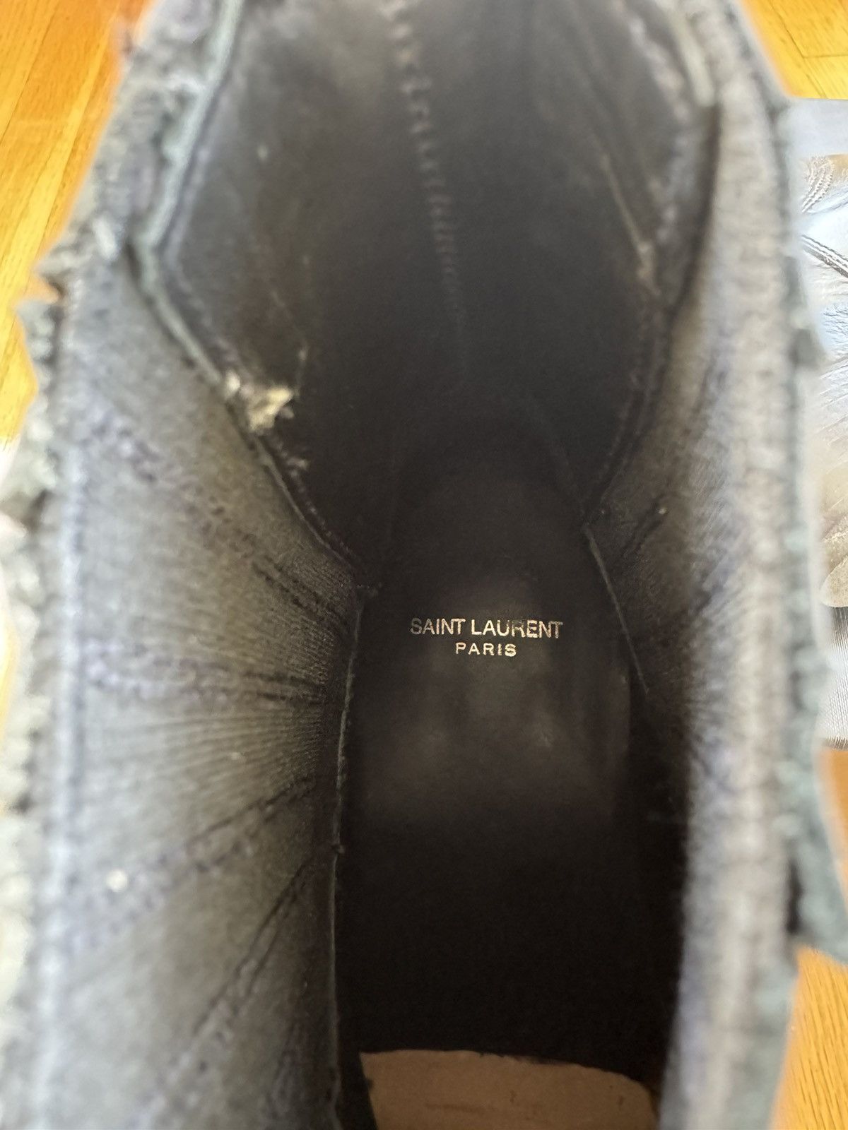 Hedi Slimane × Saint Laurent Paris Saint Laurent santiag fw14 boots Size US 7.5 / EU 40-41 - 7 Thumbnail