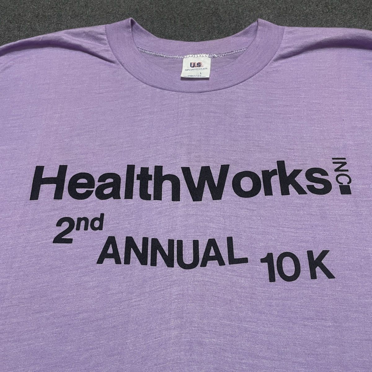 Saucony Vintage 80s Saucony HealthWorks Race Inc T-shirt Size US L / EU 52-54 / 3 - 5 Thumbnail