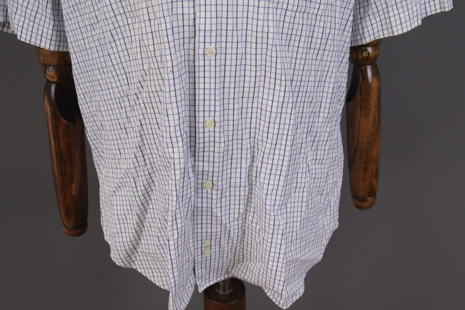 Designer Burberry London Blue Check Button Down Shirt Size 4 Size US M / EU 48-50 / 2 - 4 Thumbnail