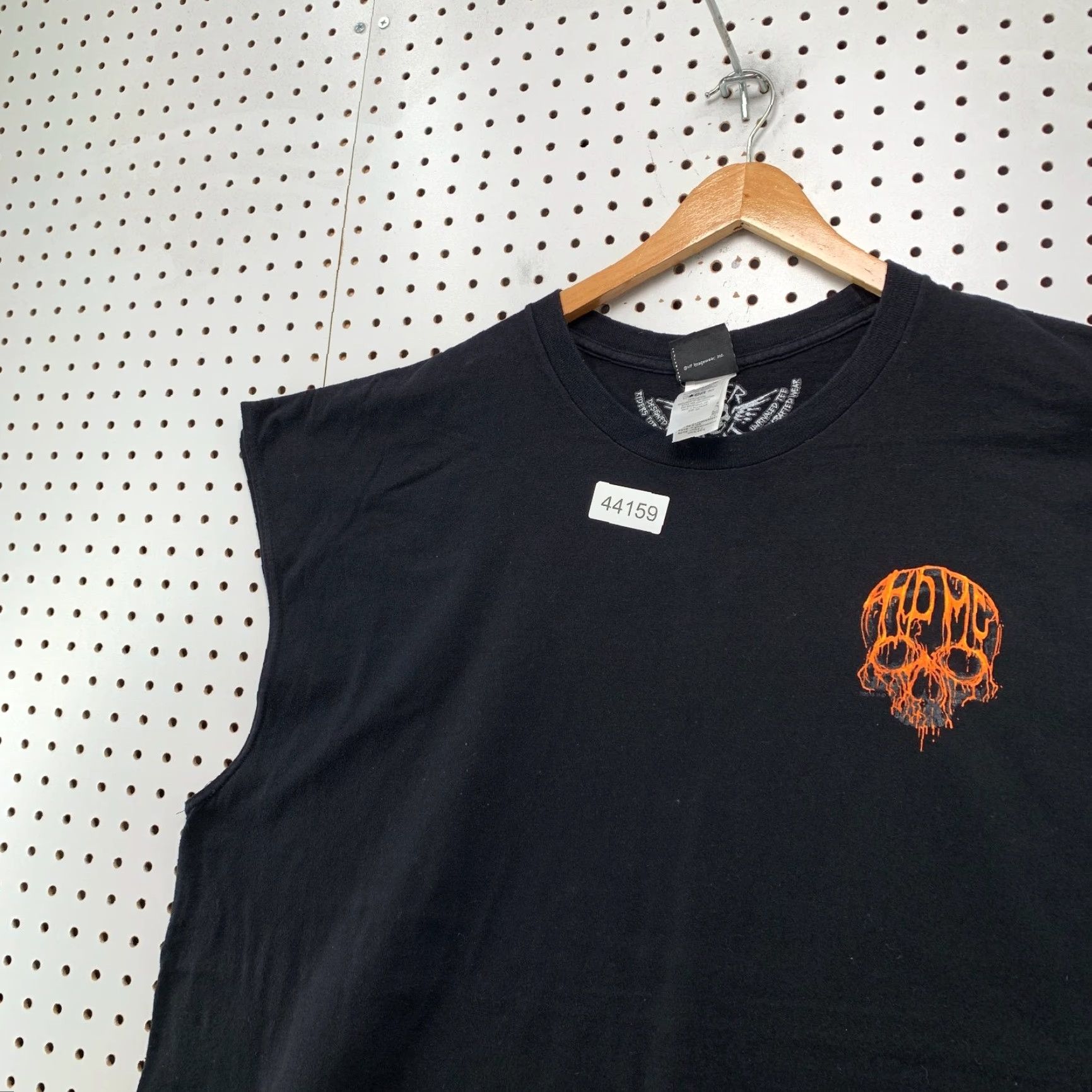 Harley Davidson Harley-Davidson Sleeveless Shirt Mens 4XL Black Skull Flame Motorcycle Tee Size US XXL / EU 58 / 5 - 3 Thumbnail