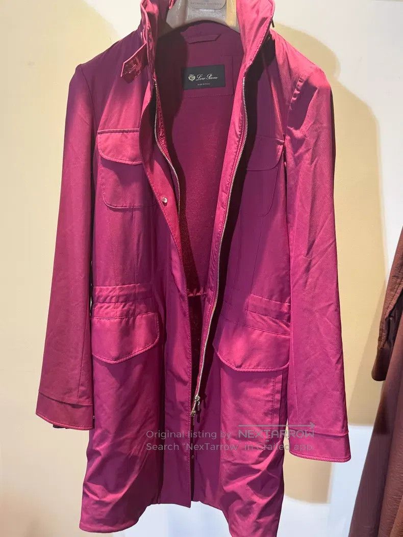 Loro Piana Loro Piana Windbreaker, Fuchsia Hooded Size XS / US 0-2 / IT 36-38 - 1 Thumbnail