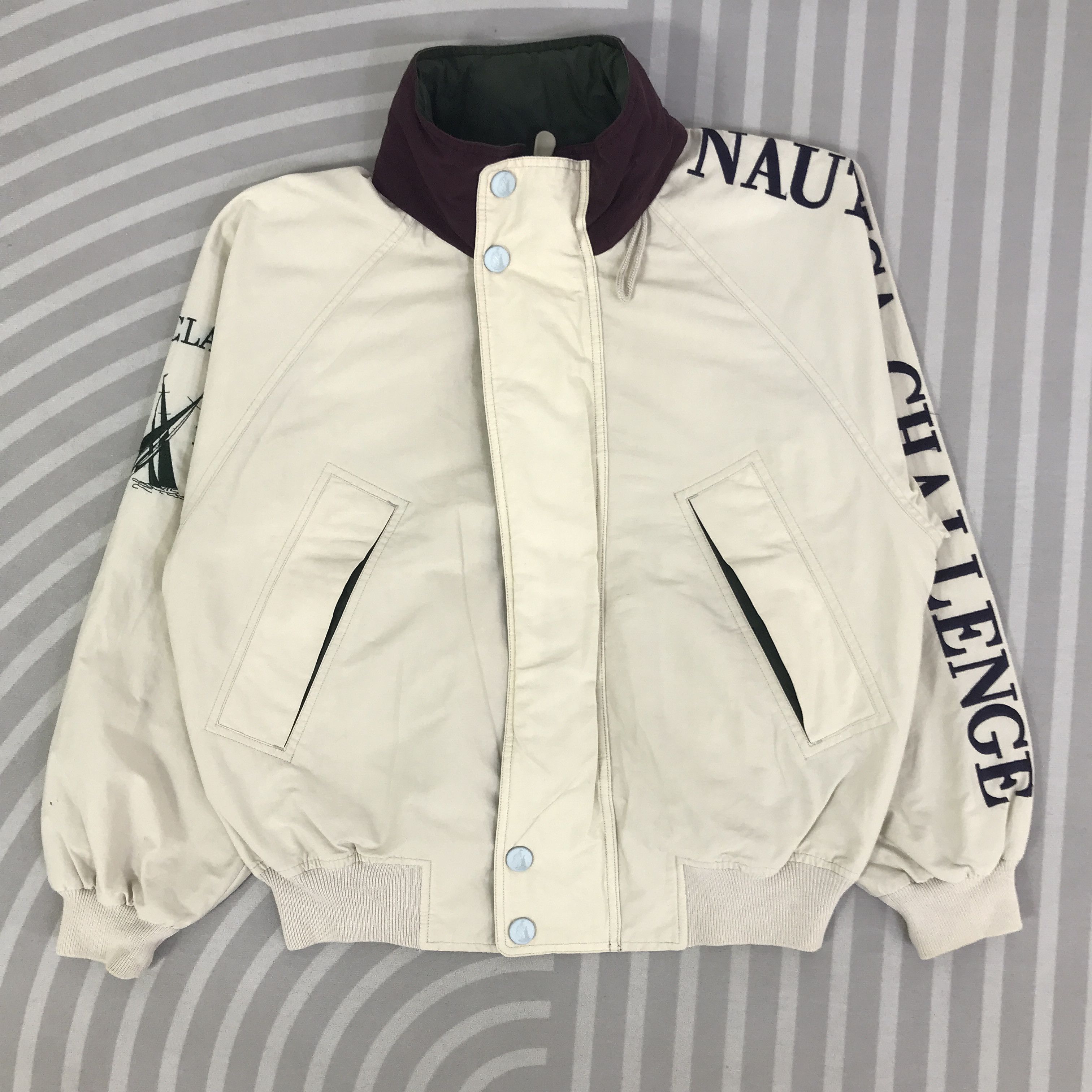 Nautica Vintage Nautica big Logo Jacket K85B17 Size US S / EU 44-46 / 1 - 1 Thumbnail