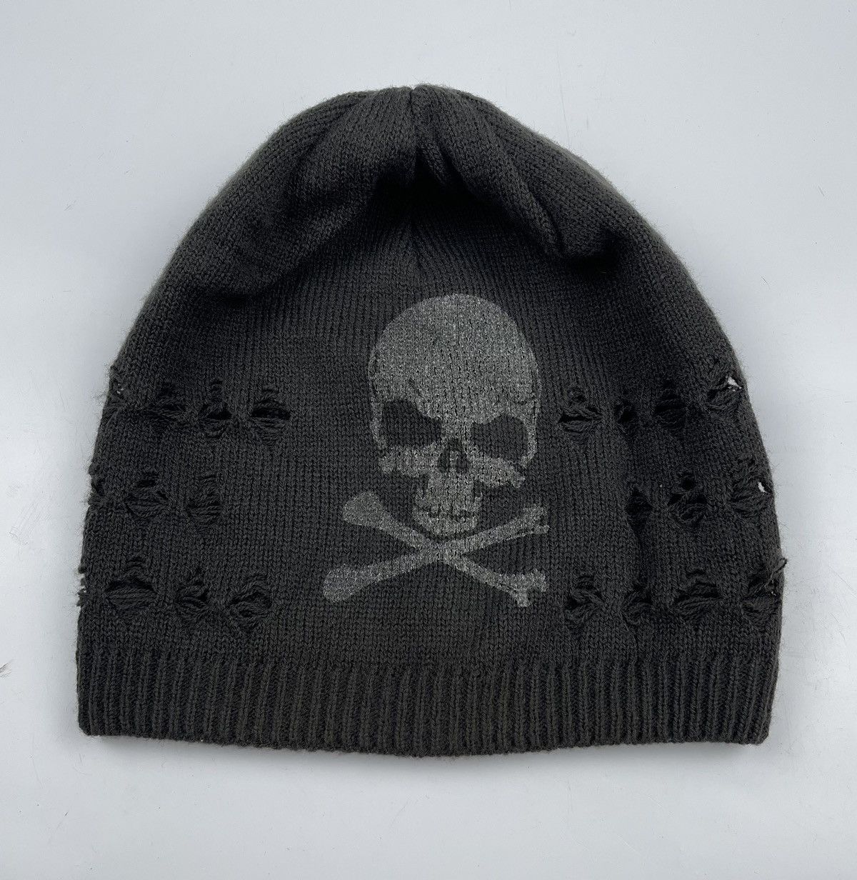 Japanese Brand reversible skull beanie hat snow cap Size ONE SIZE - 3 Thumbnail
