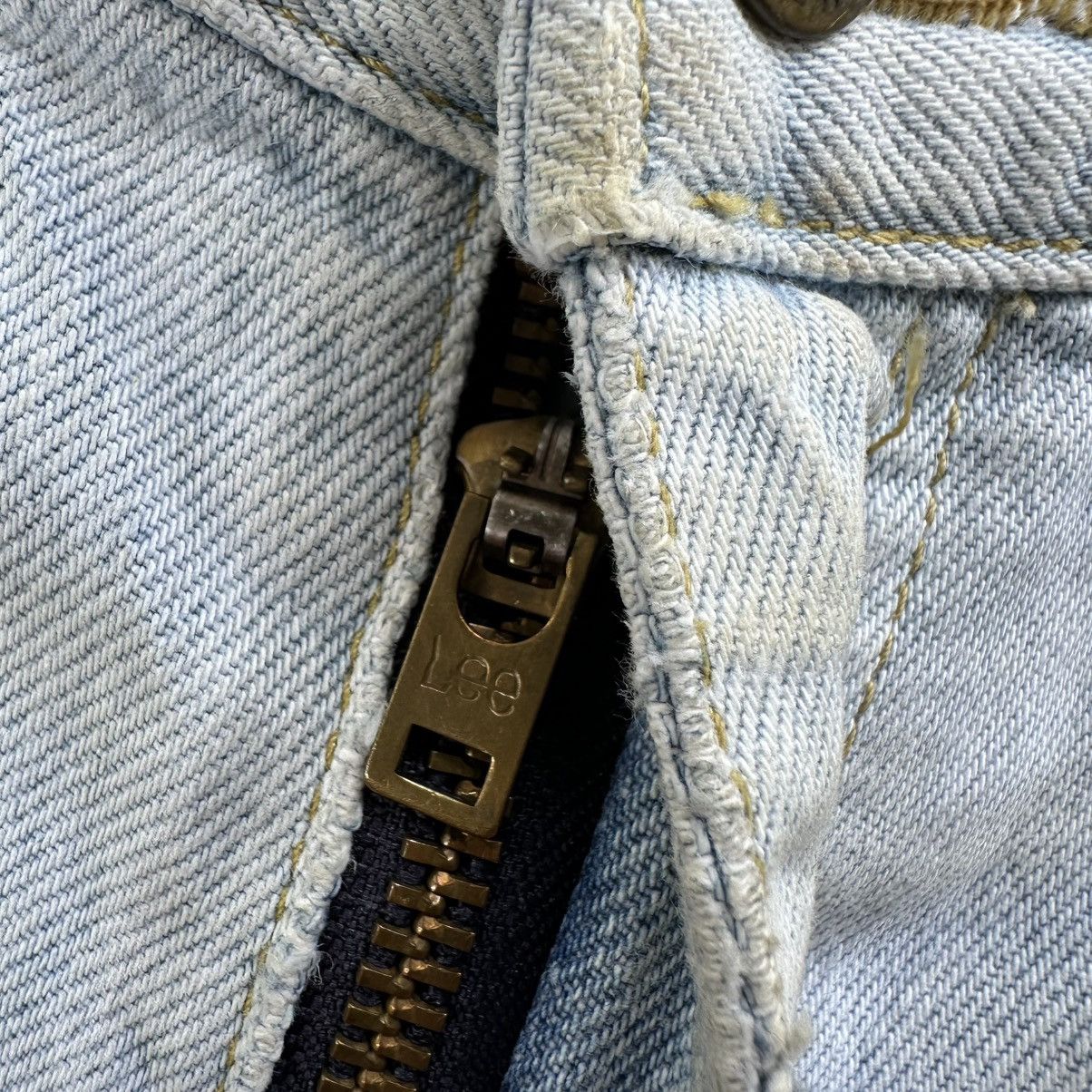 Japanese Brand Vintage Lee Lightwash Distressed Faded Denim Jean Pant W32 Size US 32 / EU 48 - 5 Thumbnail