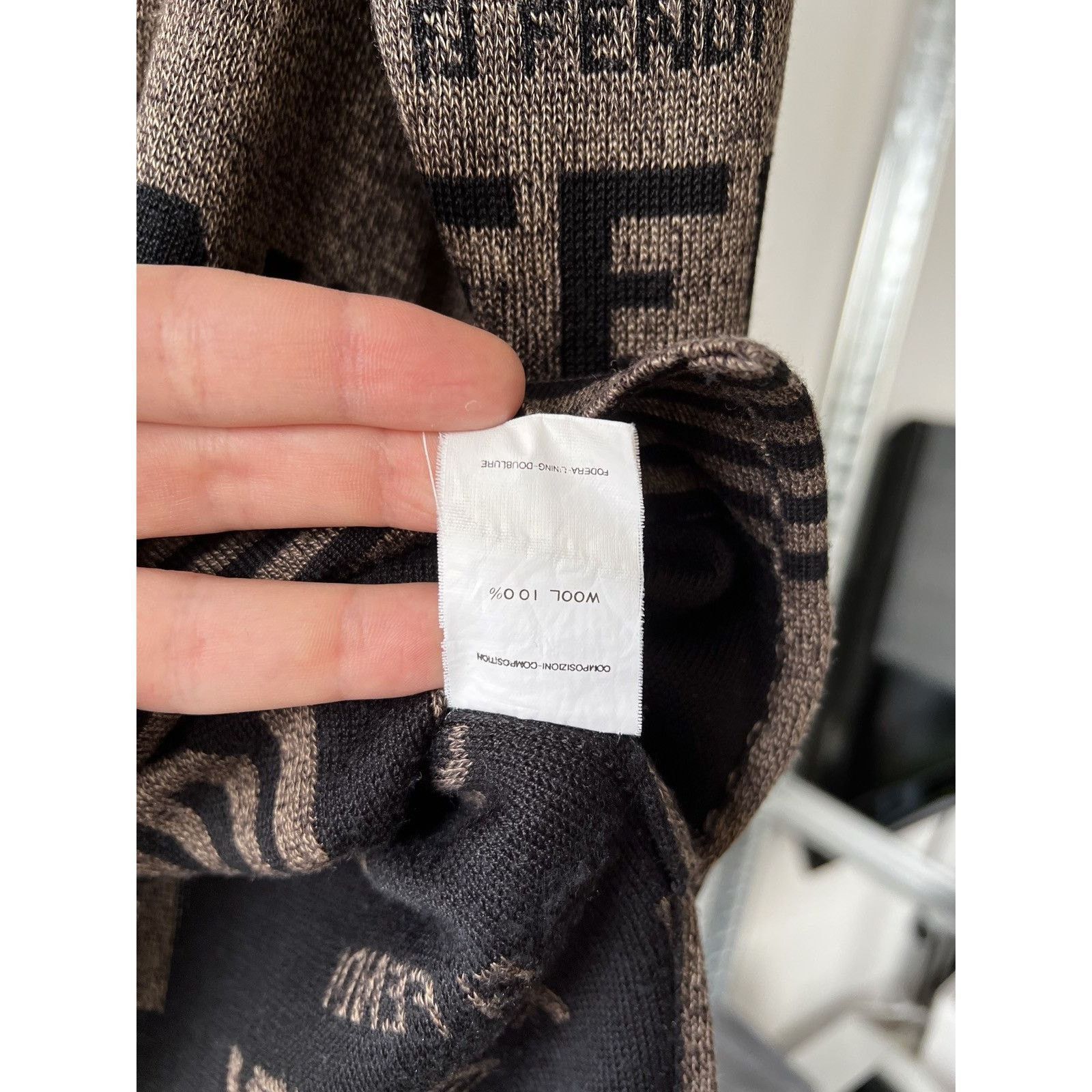Fendi Fendi zucca ff monogram vintage wool sweater Size US S / EU 44-46 / 1 - 8 Thumbnail