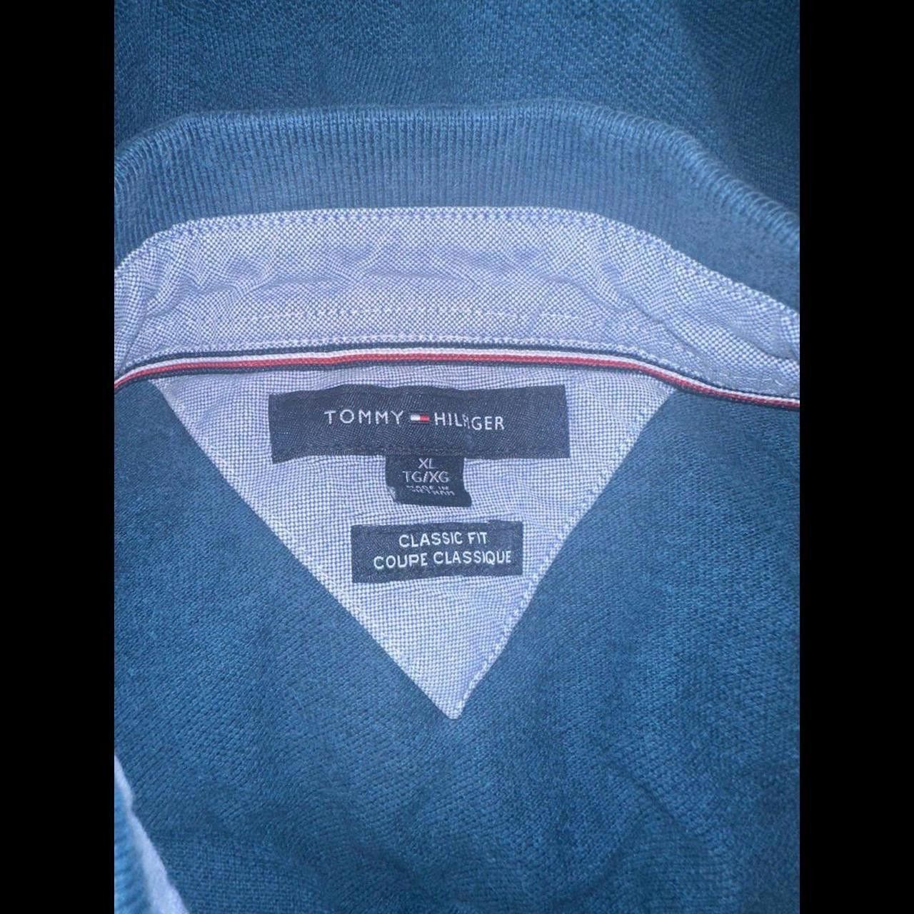 Tommy Hilfiger Mens Used Turquoise Cotton Atommy Size US XL / EU 56 / 4 - 2 Thumbnail