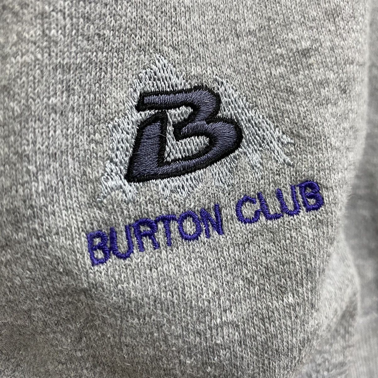 Burton Vintage Burton Club USA Sweatshirt 90s Grey Outdoor Brand Size US L / EU 52-54 / 3 - 6 Thumbnail