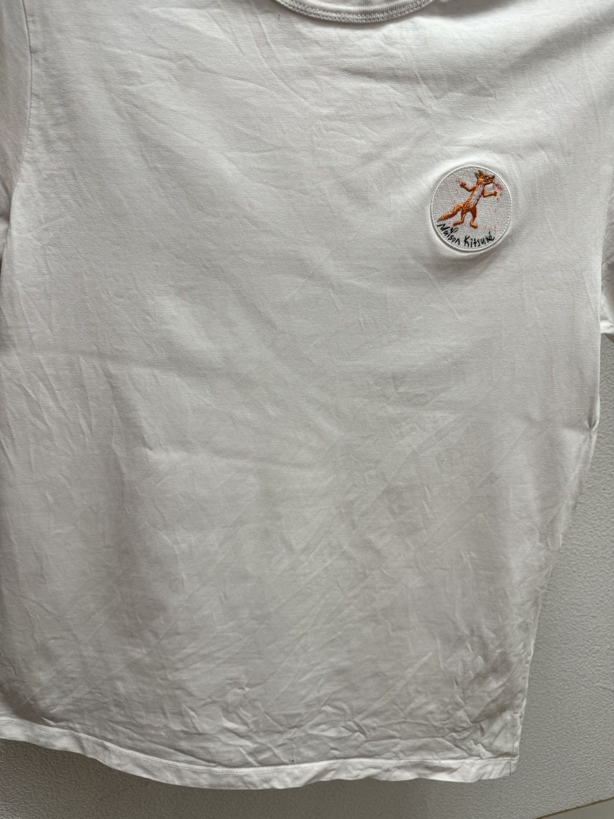 Maison Kitsune Maison kitsune white fox t-shirt M sz Size US M / EU 48-50 / 2 - 5 Thumbnail