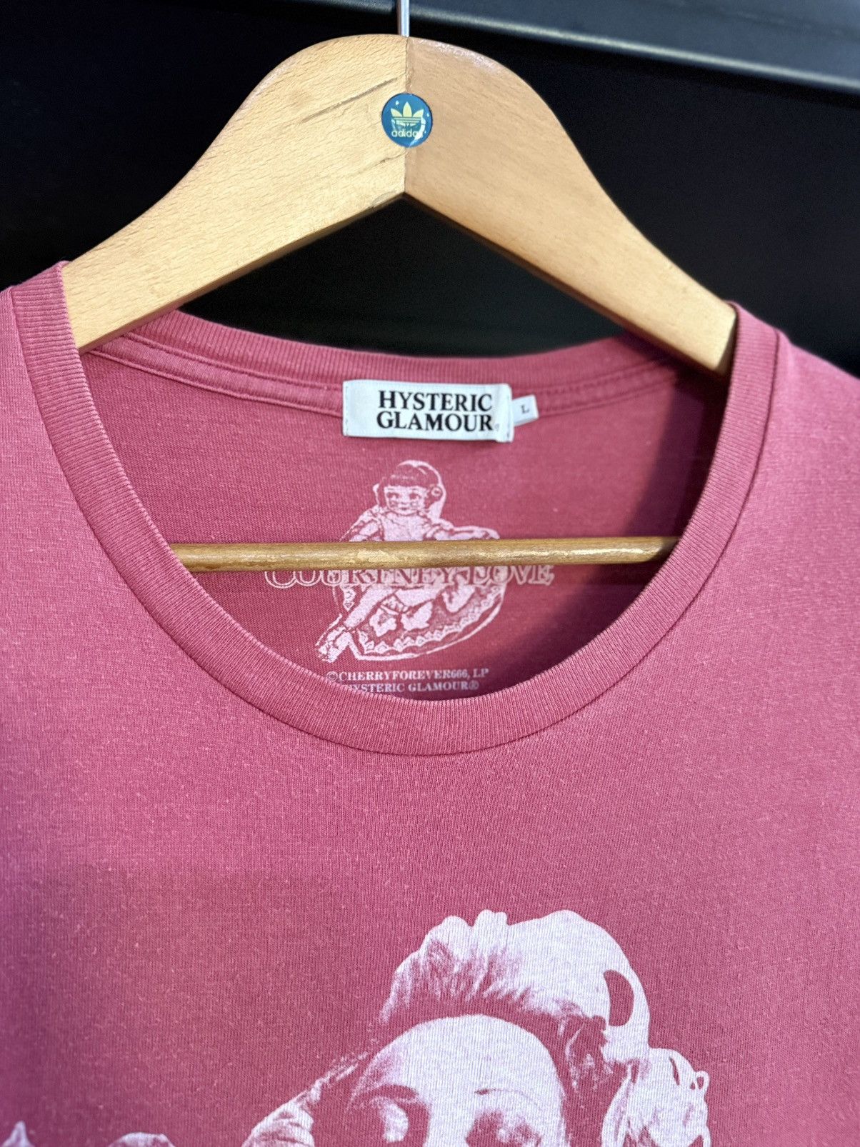 Hysteric Glamour Hysteric Glamour Courtney Love faded Japan Tee Size US L / EU 52-54 / 3 - 6 Thumbnail