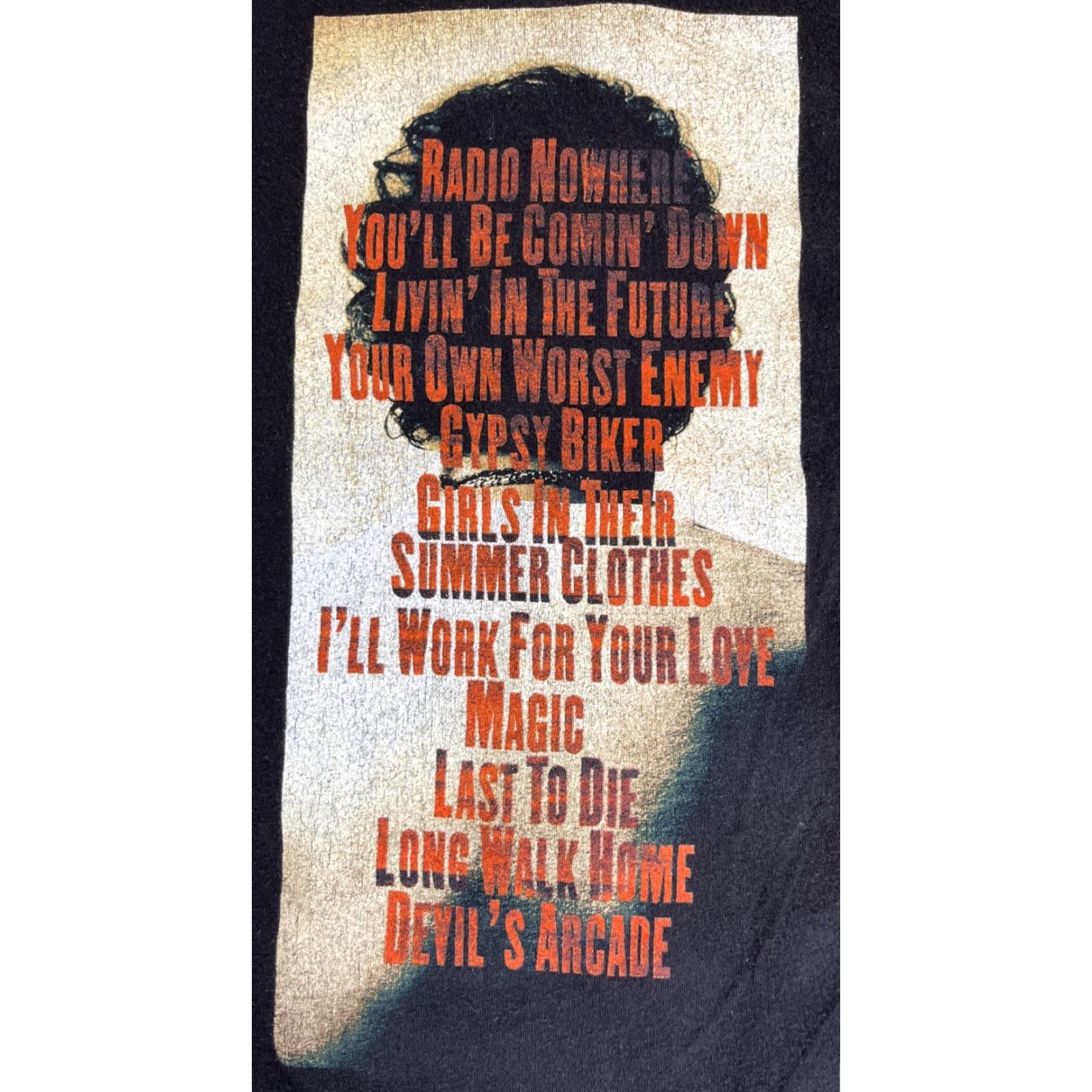 Vintage VINTAGE Men's Gaziani Bruce Springsteen 'Magic' 2007 Album Promo T-Shirt 2XL Black Cotton Short Sleeve Crew Neck Graphic Print Double-Sided Music Mens Size US XXL / EU 58 / 5 - 3 Thumbnail