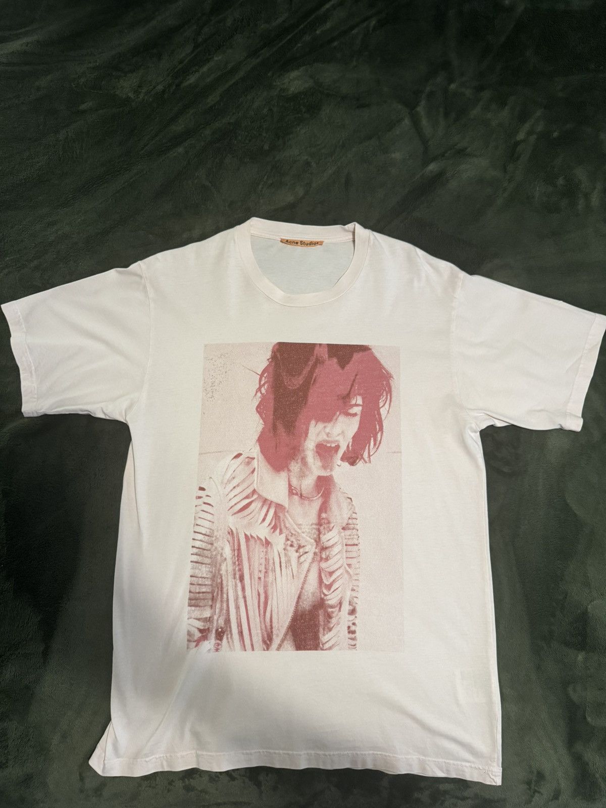 Acne Studios Acne Studios, Pink Graphic Tee Size US S / EU 44-46 / 1 - 1 Thumbnail