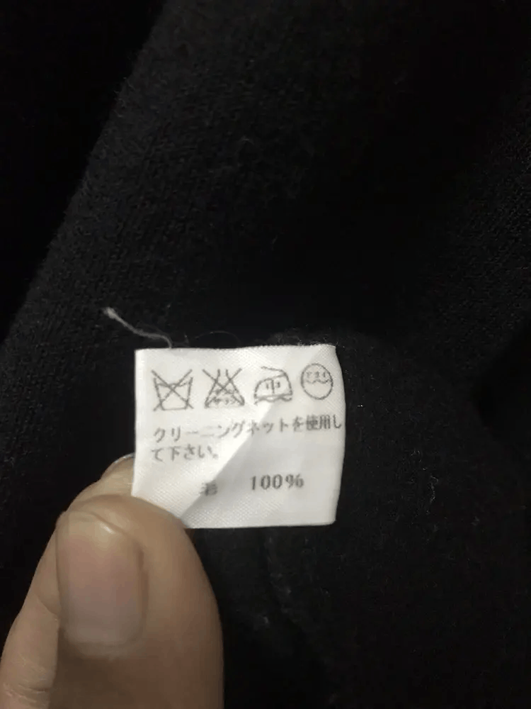 Issey Miyake Vintage 90's Issey Miyake Men Steve Jobs Mock Wool Tshirts Size US M / EU 48-50 / 2 - 9 Thumbnail
