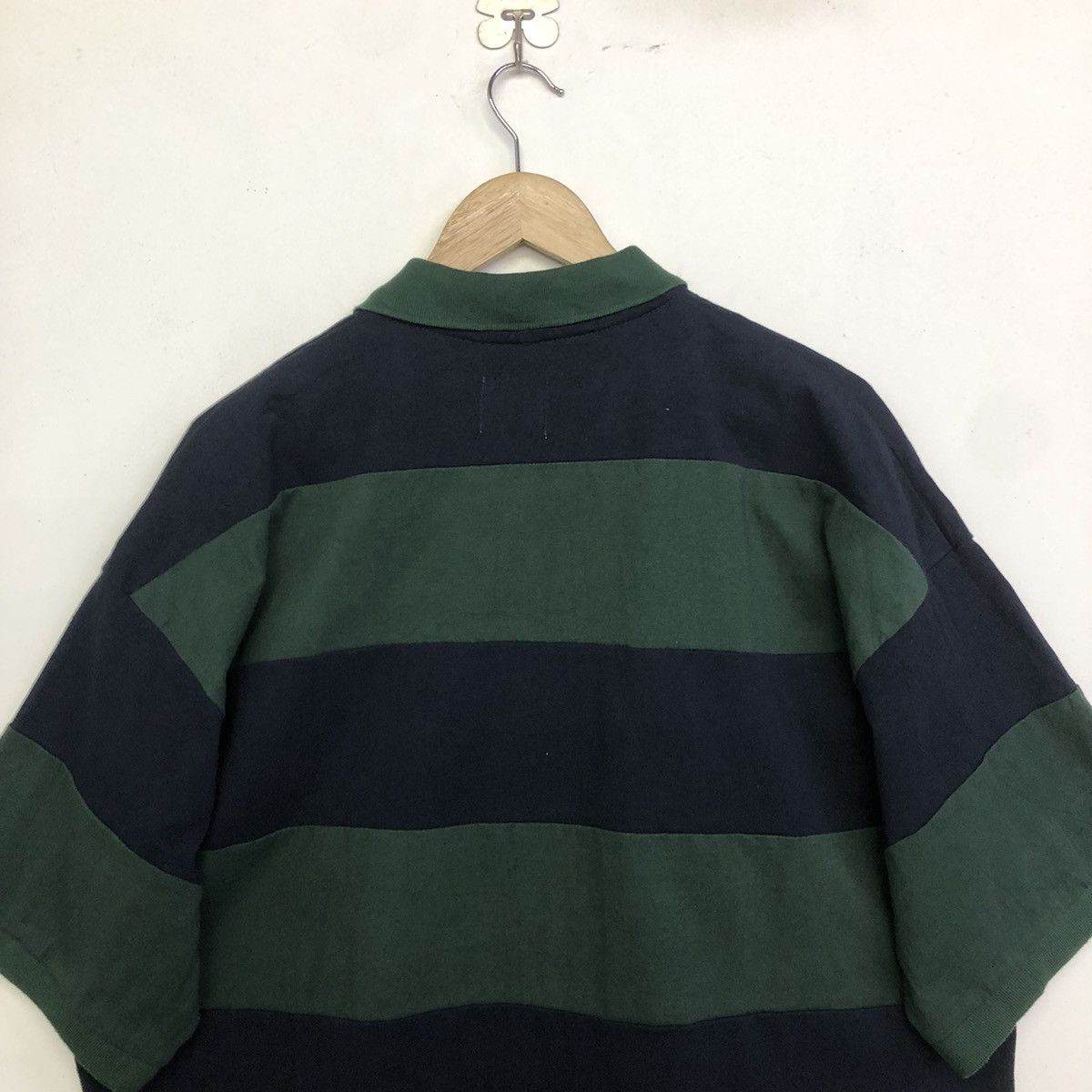 Japanese Brand WEGO SUNDAY SKATE CLUB COLOUR BLOCK OVERSIZE POLO TEE Size US M / EU 48-50 / 2 - 9 Thumbnail