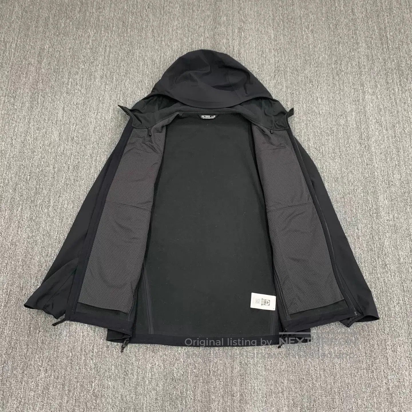 Arc'teryx Black Hooded Light Jacket . Size US L / EU 52-54 / 3 - 8 Thumbnail