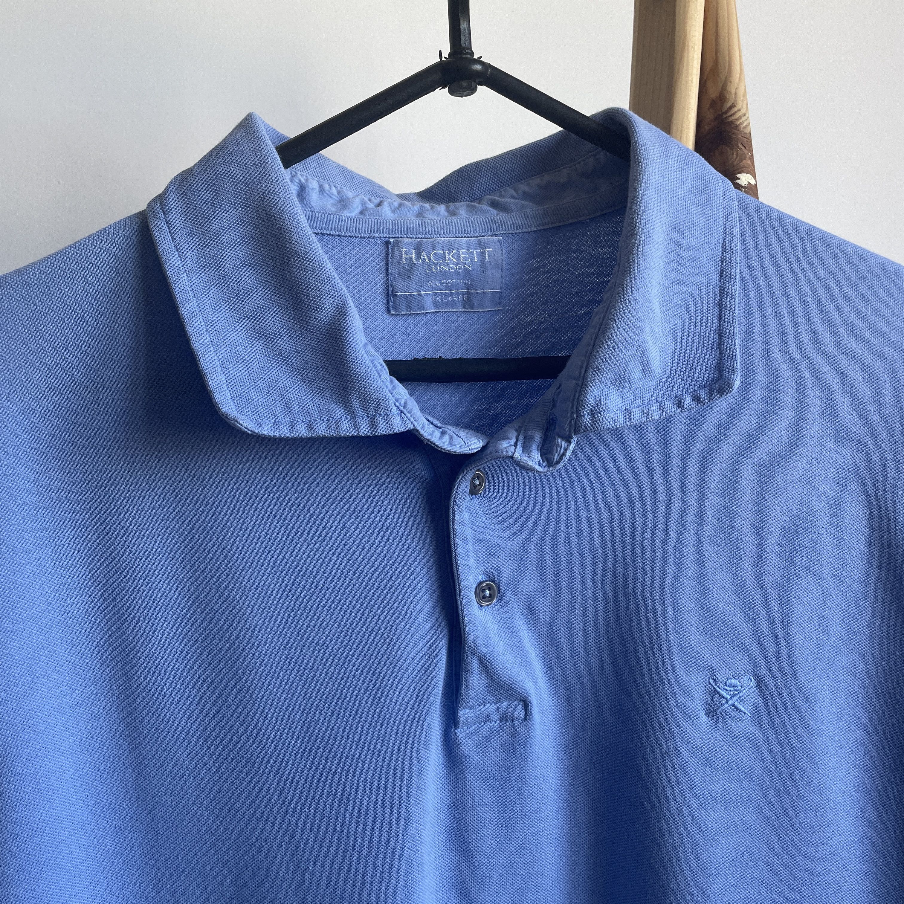 Hackett Hackett Garment Dyed Polo T-Shirt Size XL Size US XL / EU 56 / 4 - 4 Thumbnail