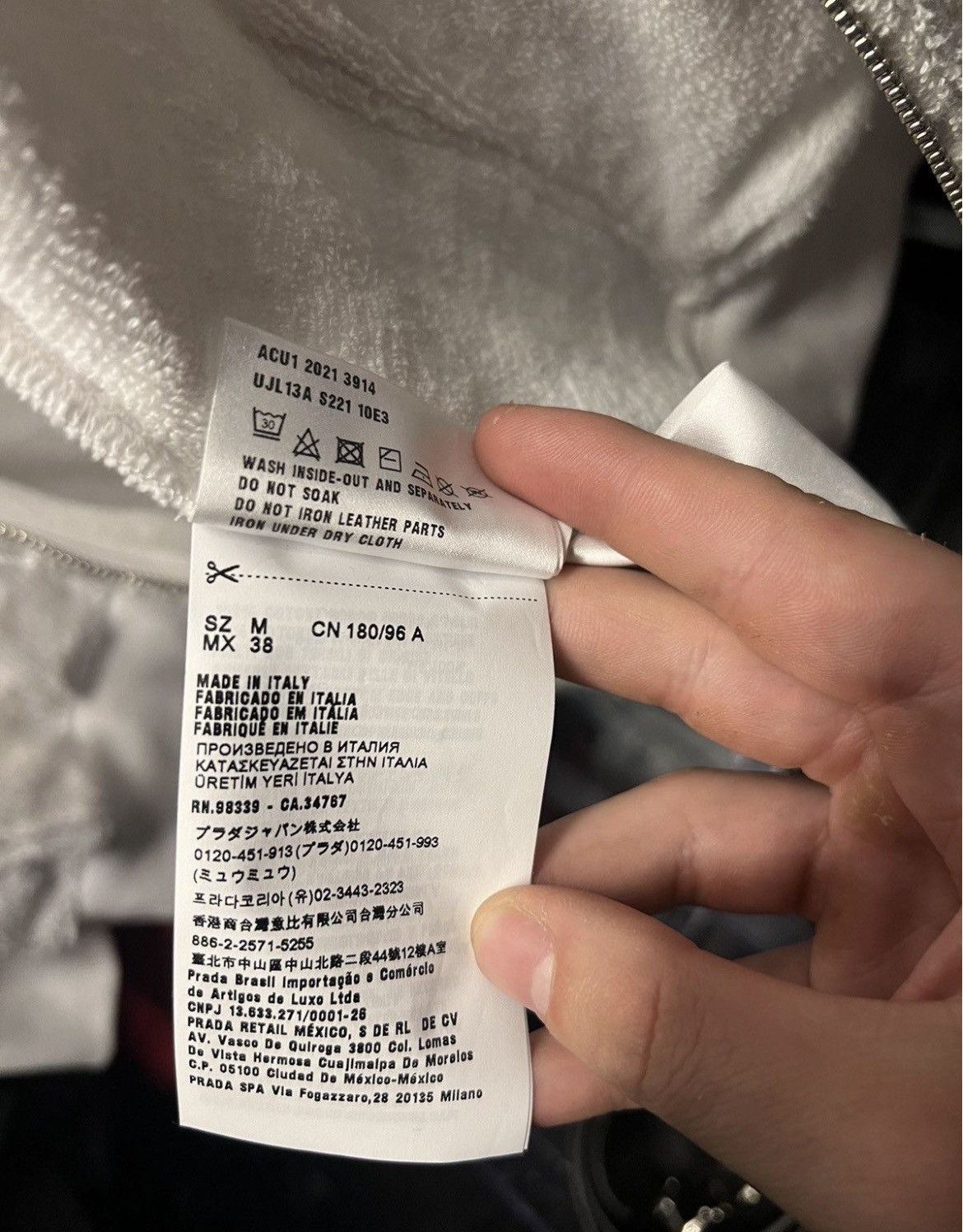 Prada PRADA TERRY ZIP HOODIE Size US M / EU 48-50 / 2 - 6 Thumbnail