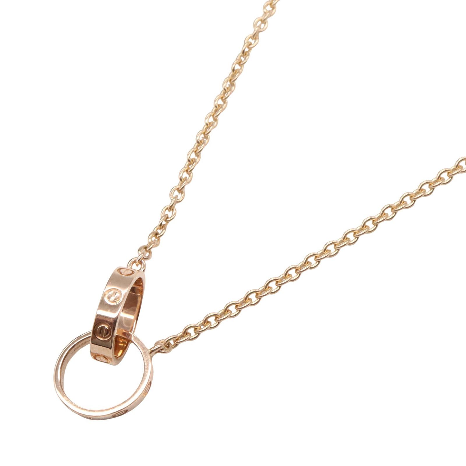 Cartier Cartier Baby Love Au750 Necklace Metal Necklace DUTY FREE for USA