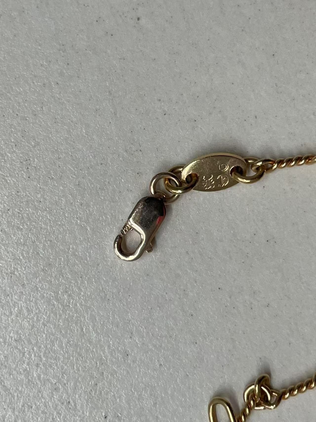 Chrome Hearts Chrome Hearts 22K Gold Emerald Safety Pin Necklace Size ONE SIZE - 12 Thumbnail