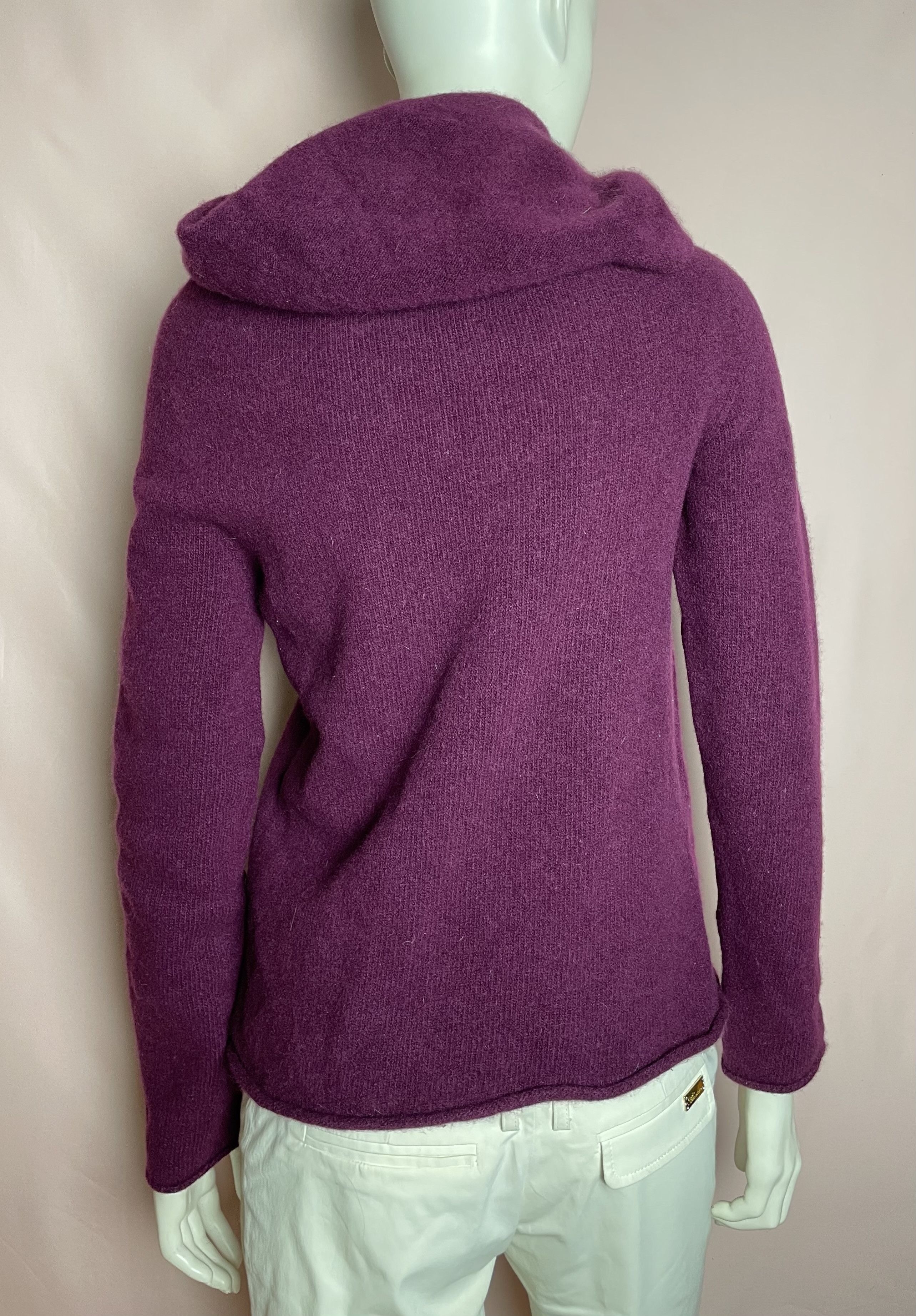 Other Celtic & Co Collared Slouch Jumper Wool Burgundy Size M Size M / US 6-8 / IT 42-44 - 4 Thumbnail