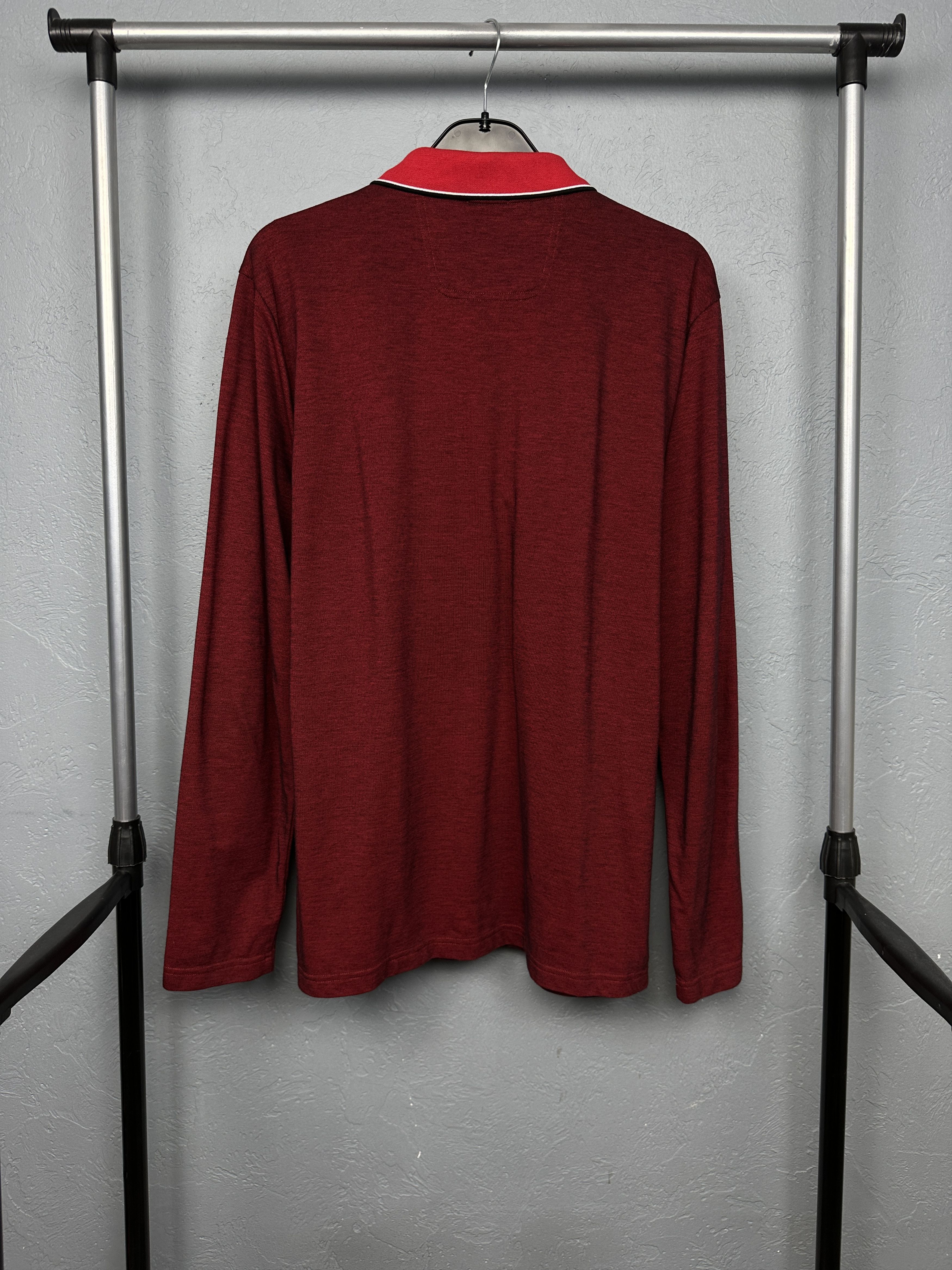 Hugo Boss Hugo Boss Vintage Mens Long Sleeve Polo Shirt Size US XXL / EU 58 / 5 - 8 Thumbnail