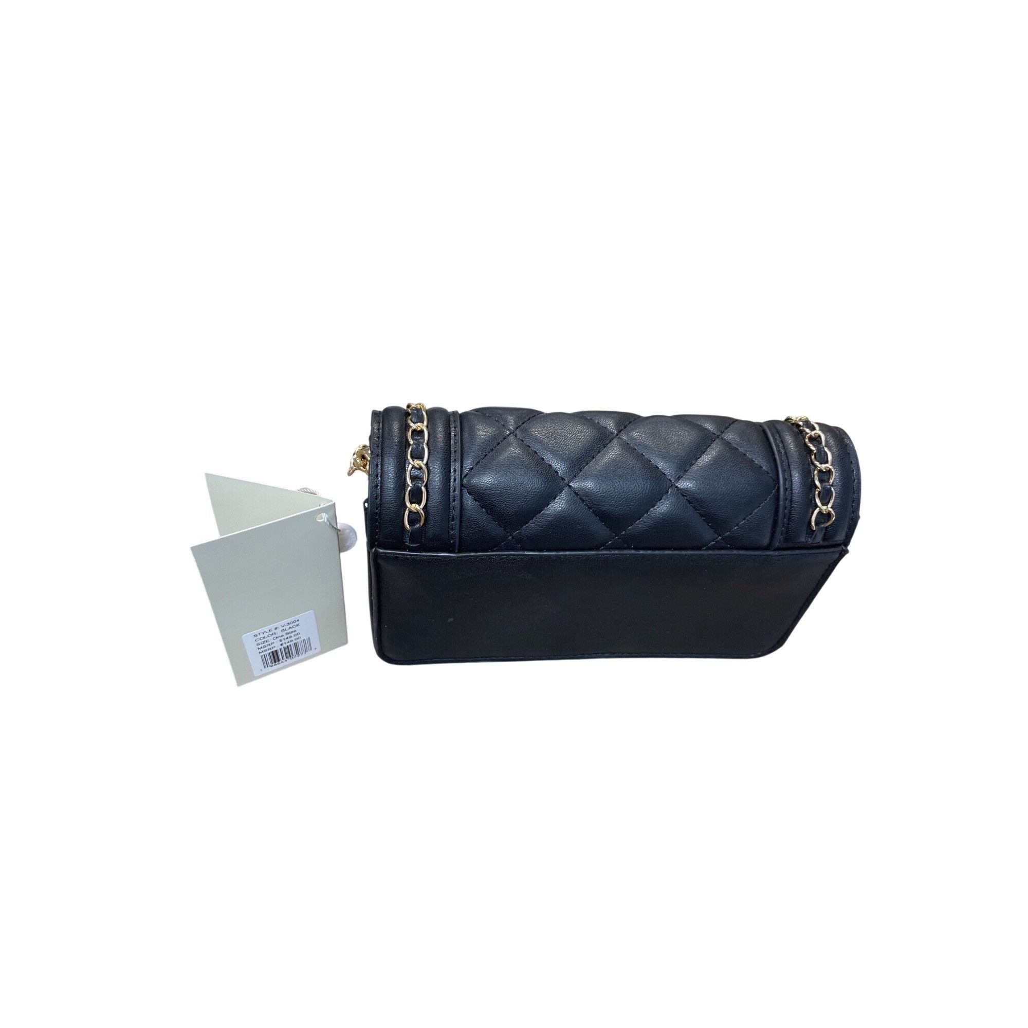 Valentino Orlandi Valentino Orlandi NWT womans Black gold quilted crossbody le Size ONE SIZE - 7 Thumbnail