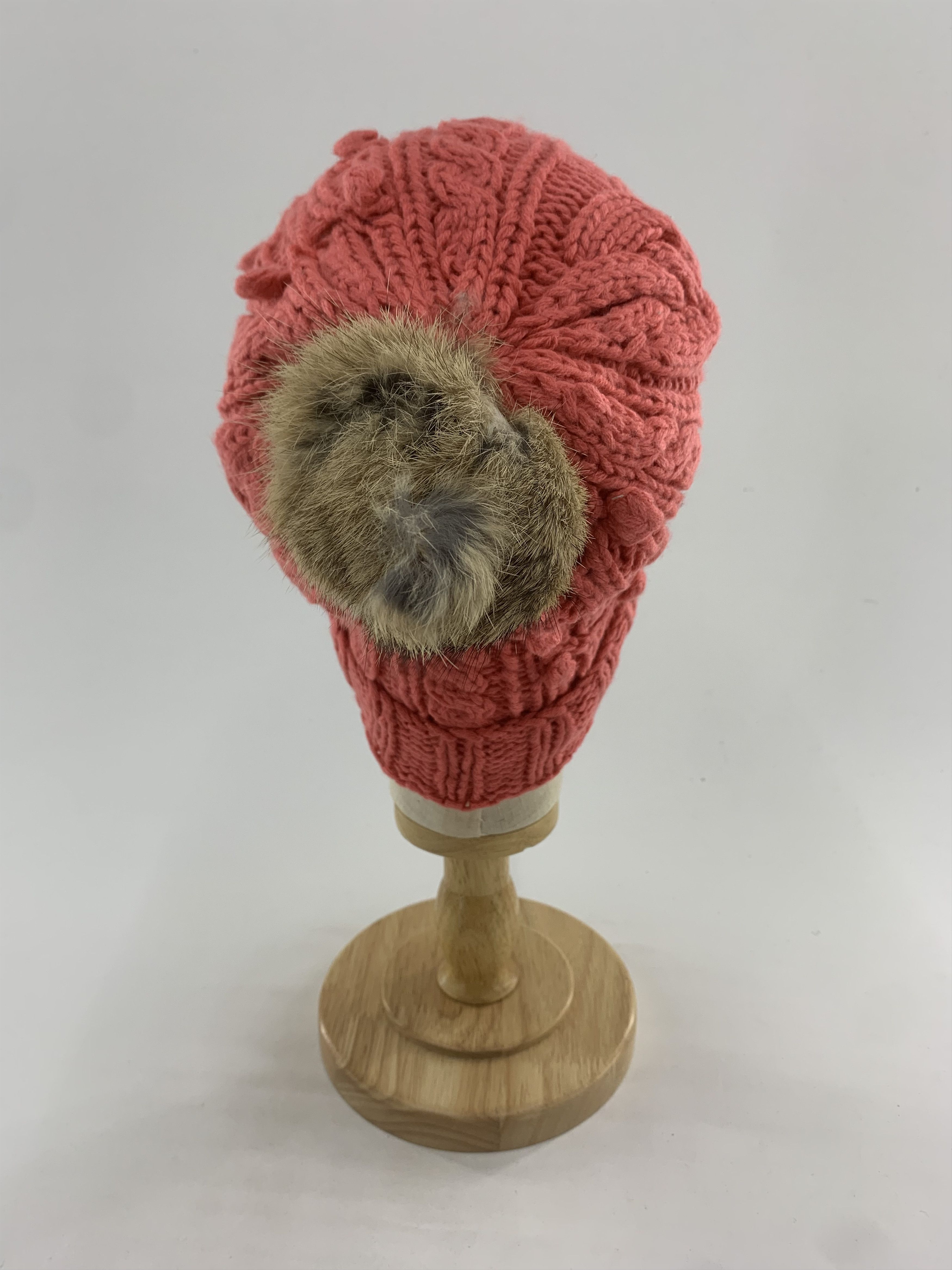 Vintage Vintage Beanie Cable Knitted Hat Snowcap Size ONE SIZE - 3 Thumbnail