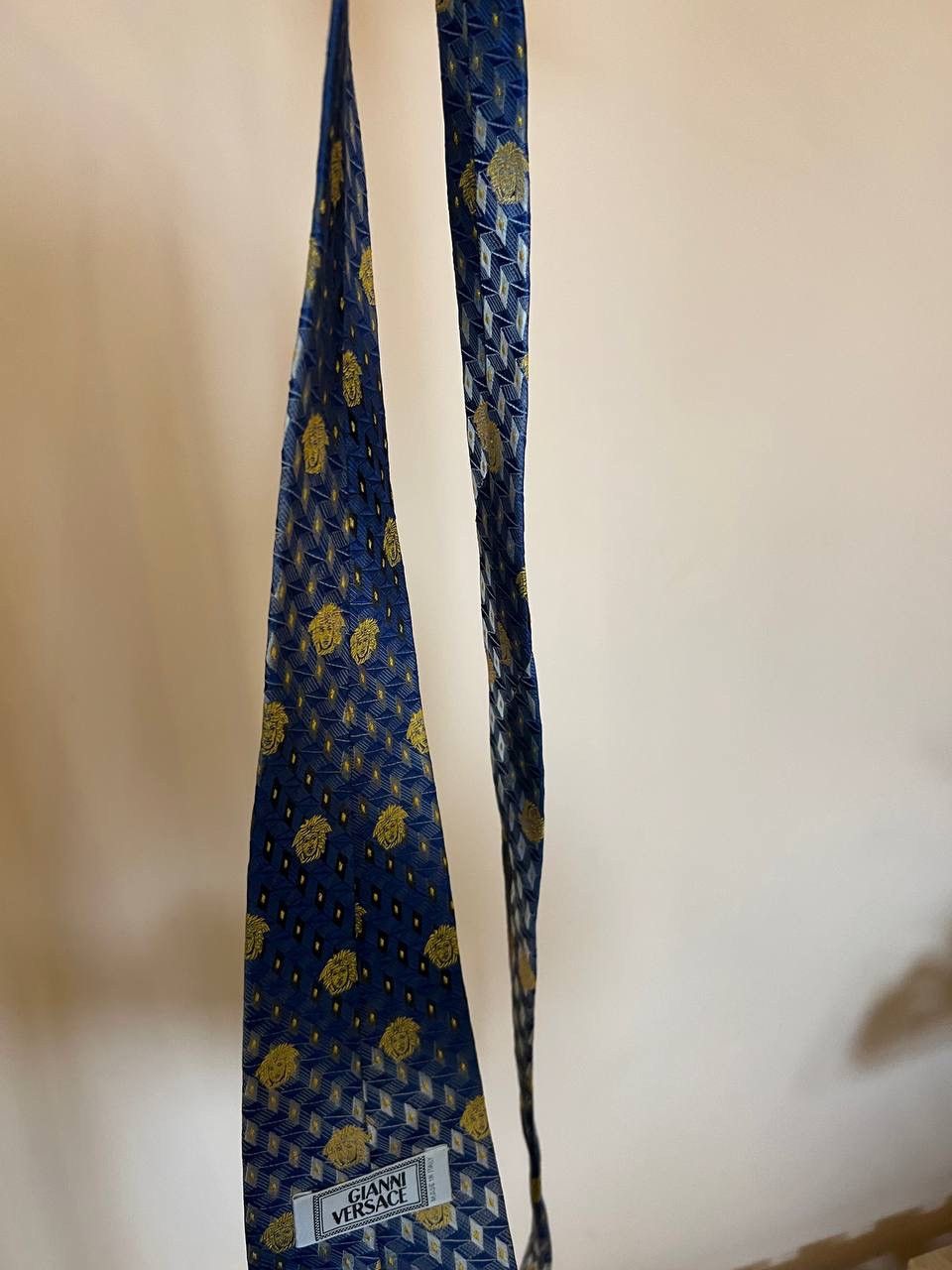 Versace × Vintage Rare Vintage Gianni Versace Medusa Silk Tie Made in Italy Size ONE SIZE - 7 Thumbnail