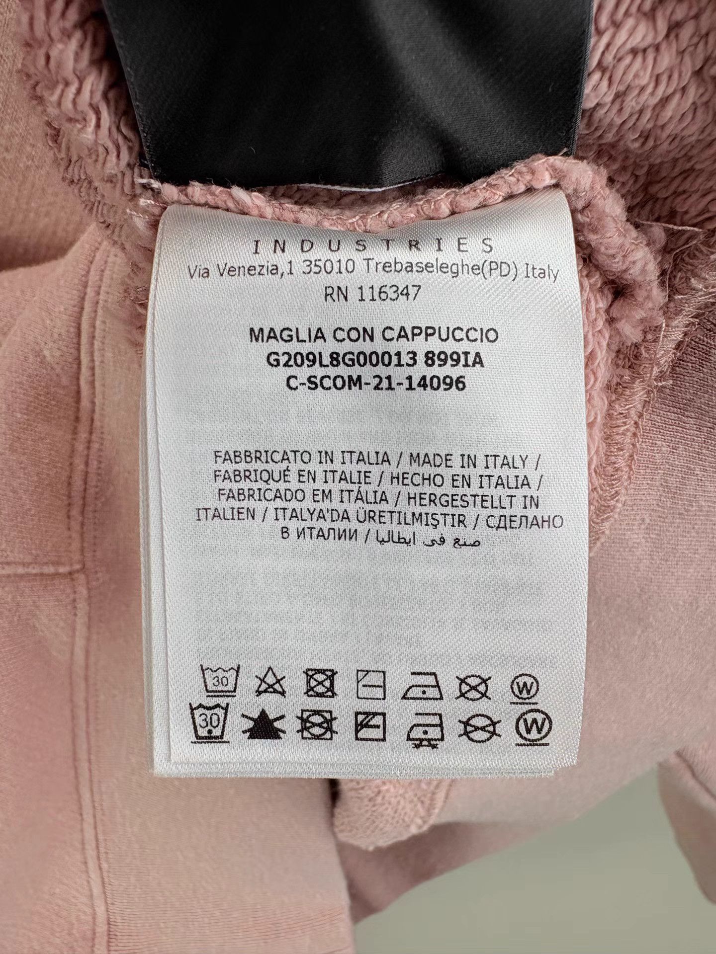 Moncler MONCLER × PALM ANGELS Pink Hoodie Size S / US 4 / IT 40 - 6 Thumbnail