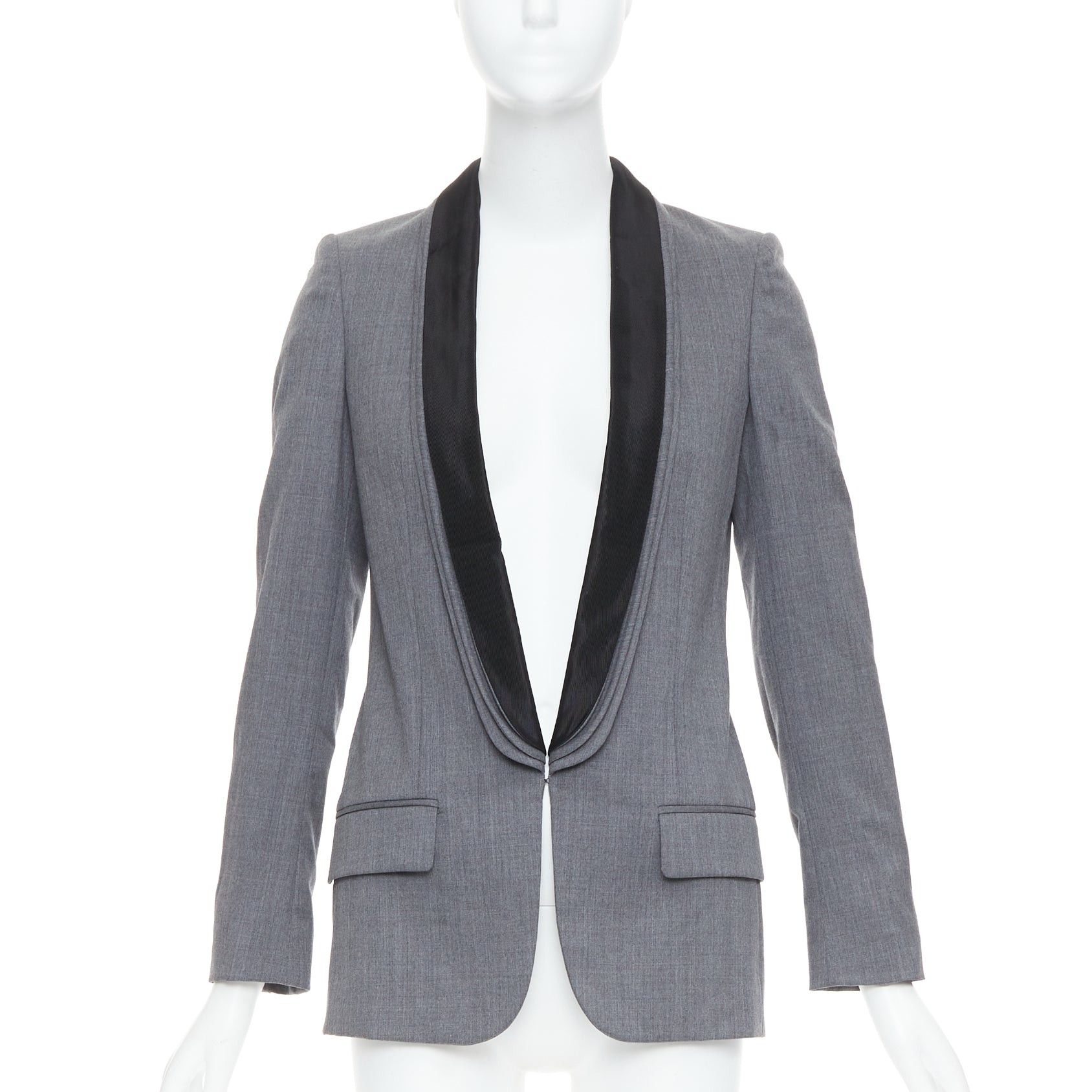 Stella McCartney STELLA MCCARTNEY 2011 grey 100% wool triple layer 