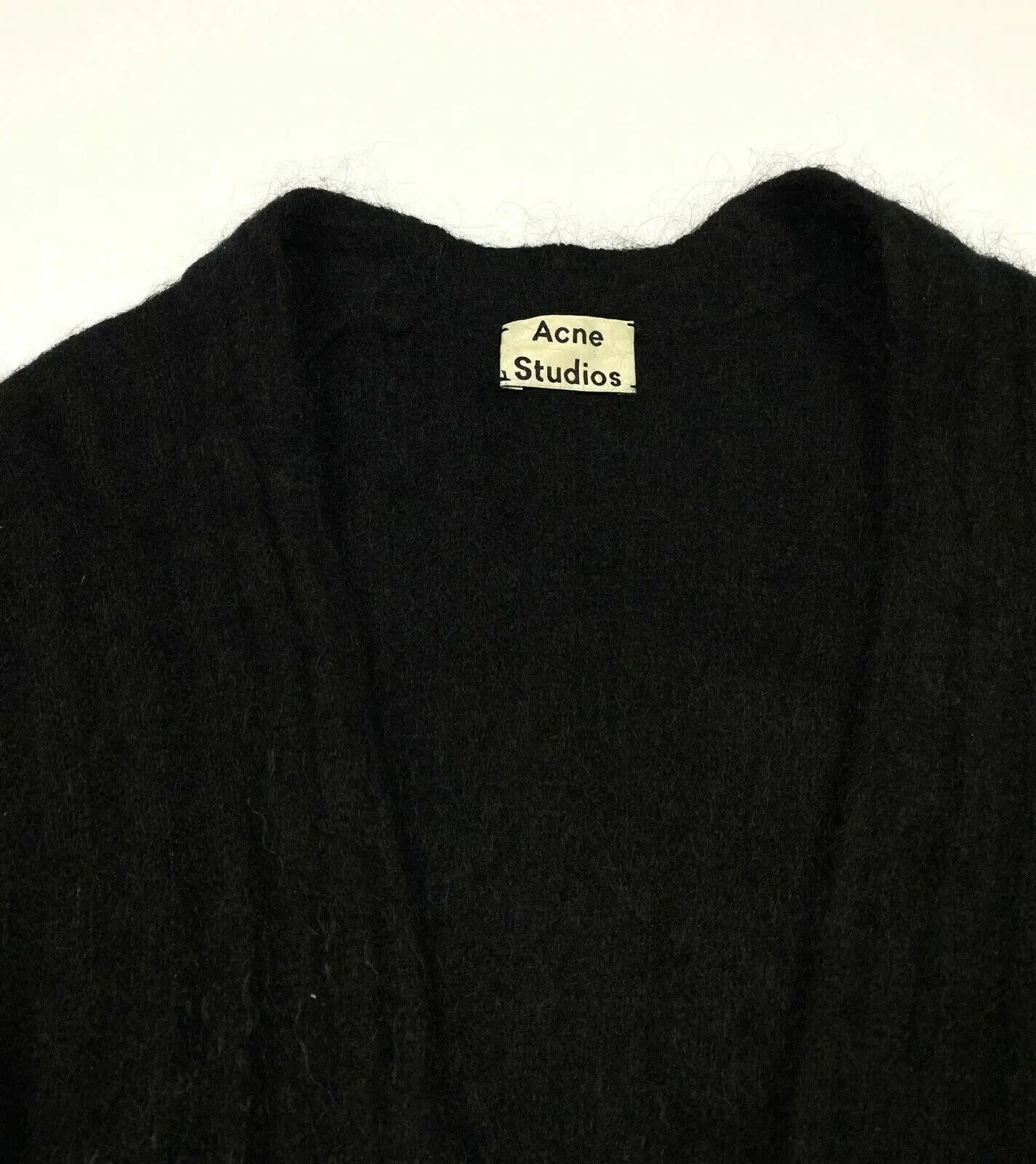 Acne Studios Acne Studios Raya Short Rib Mohair Wool Cardigan Womens Size XS / US 0-2 / IT 36-38 - 21 Thumbnail