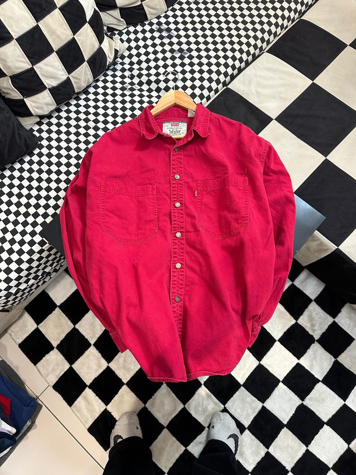 Levi's × Levi's Vintage Clothing × Vintage LEVIS BUTTON UP SHIRT Size US XL / EU 56 / 4 - 1 Thumbnail