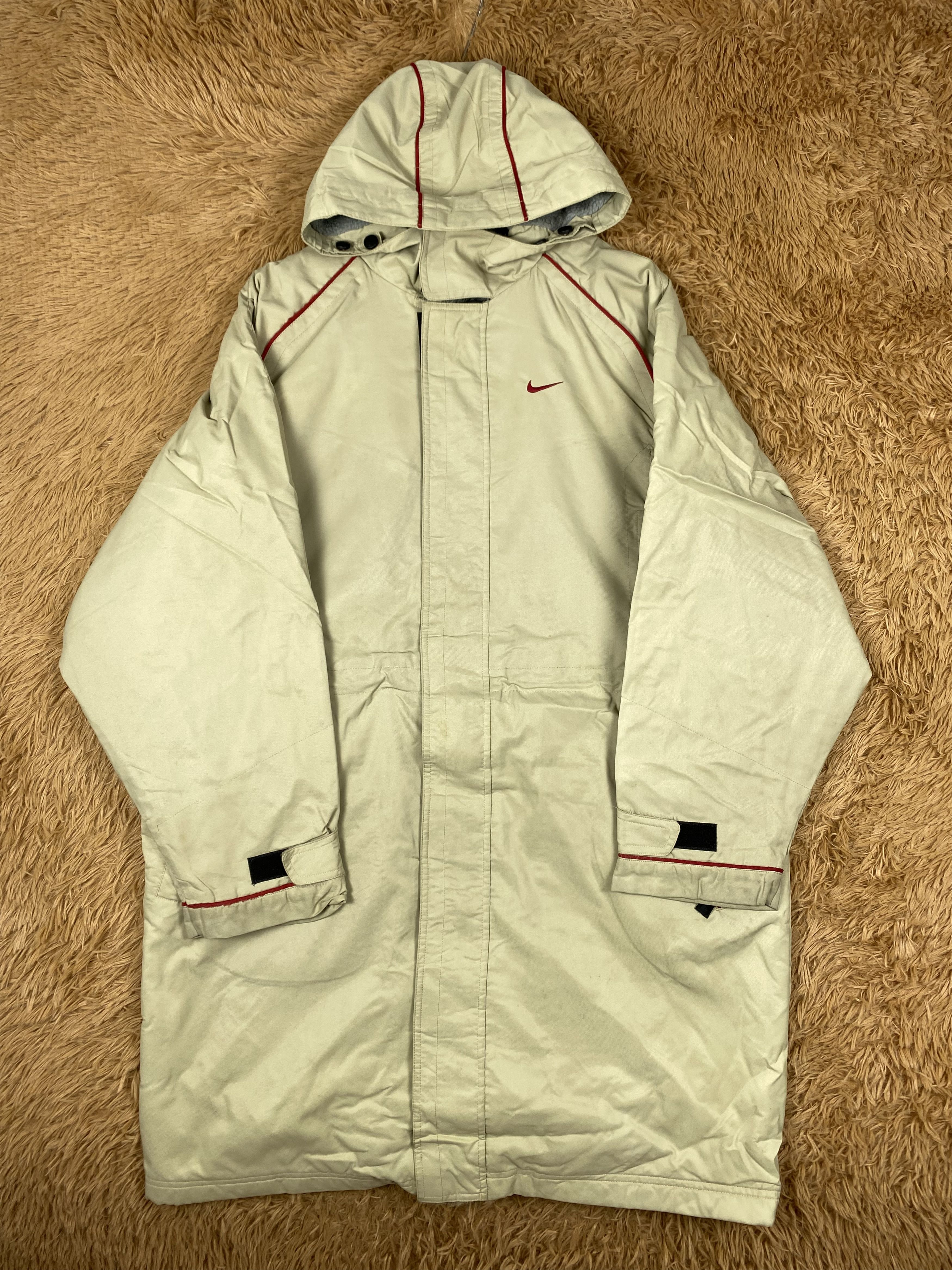 Nike Vintage Nike With Hoodie Long Jacket DJ0991 Size US M / EU 48-50 / 2 - 4 Thumbnail