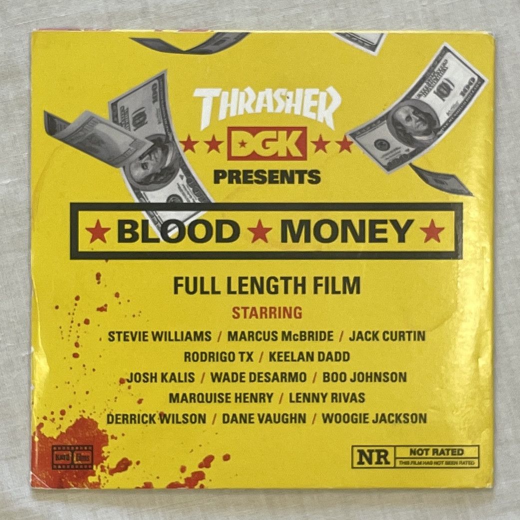DGK DGK Blood Money DVD Boo Johnson Marquise Henry Thrasher Size ONE SIZE - 3 Thumbnail