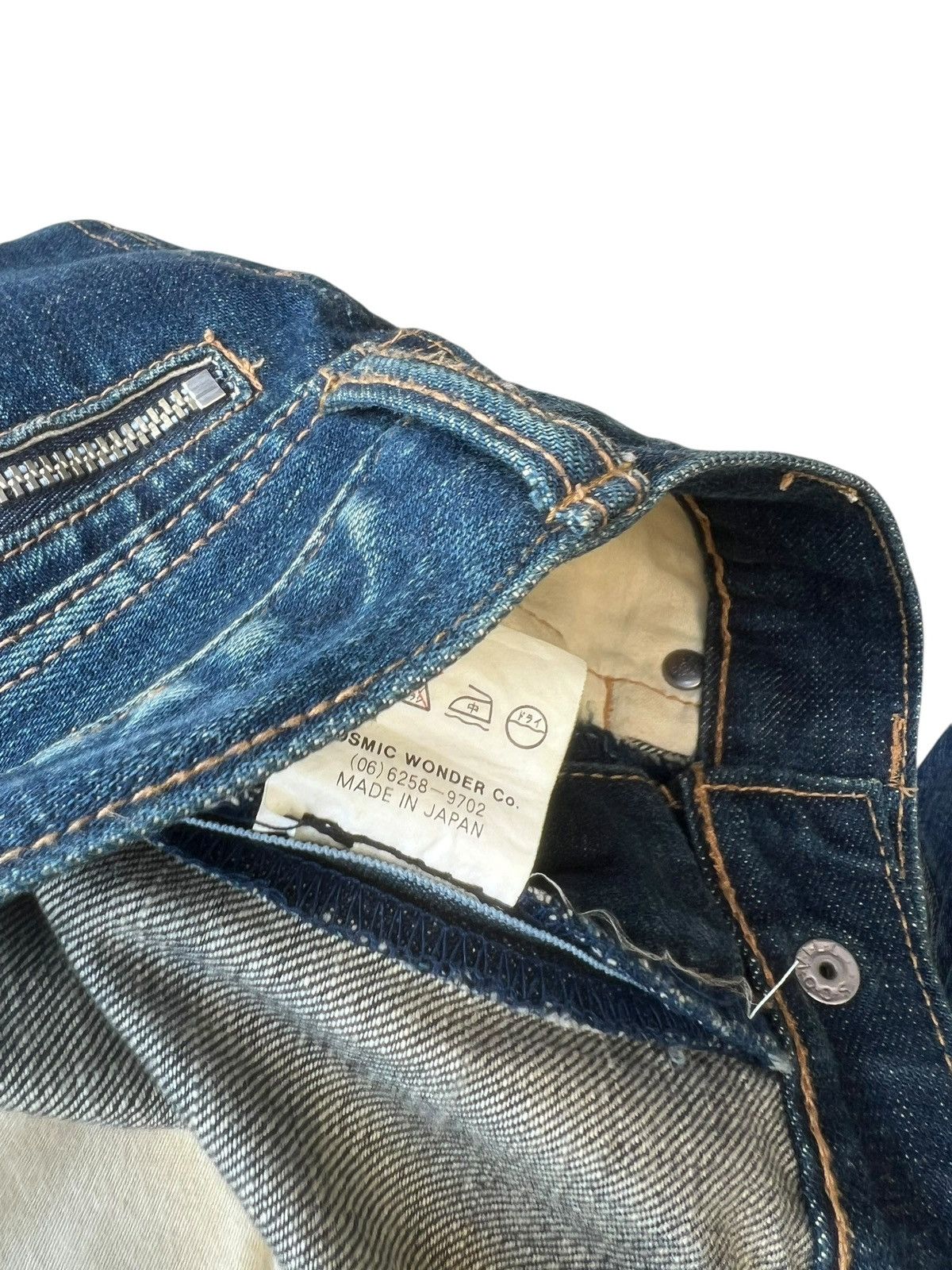 Cosmic Wonder Cosmic Wonder Japan Faded Denim Flare Jeans Size US 29 - 20 Thumbnail